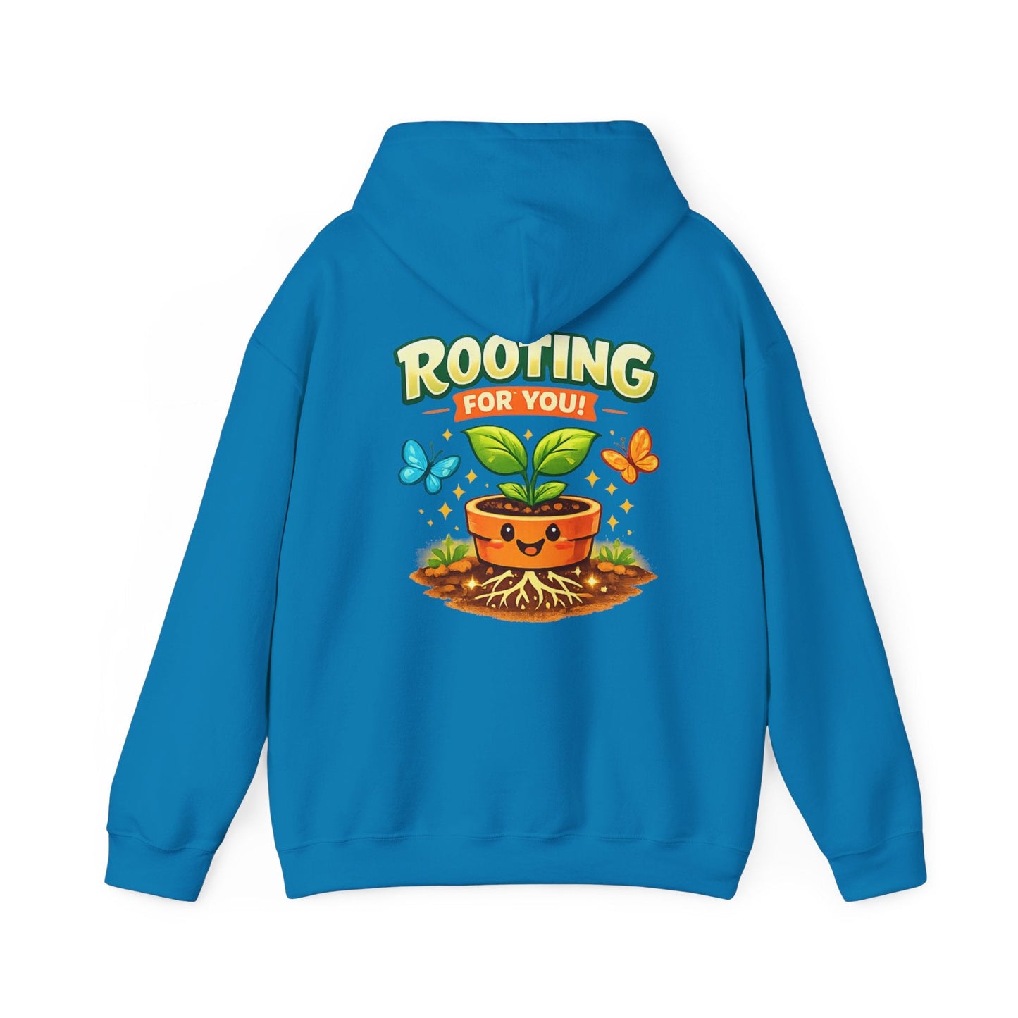Rooting For You Cute Plant Pun Hoodie - SJM Print Store