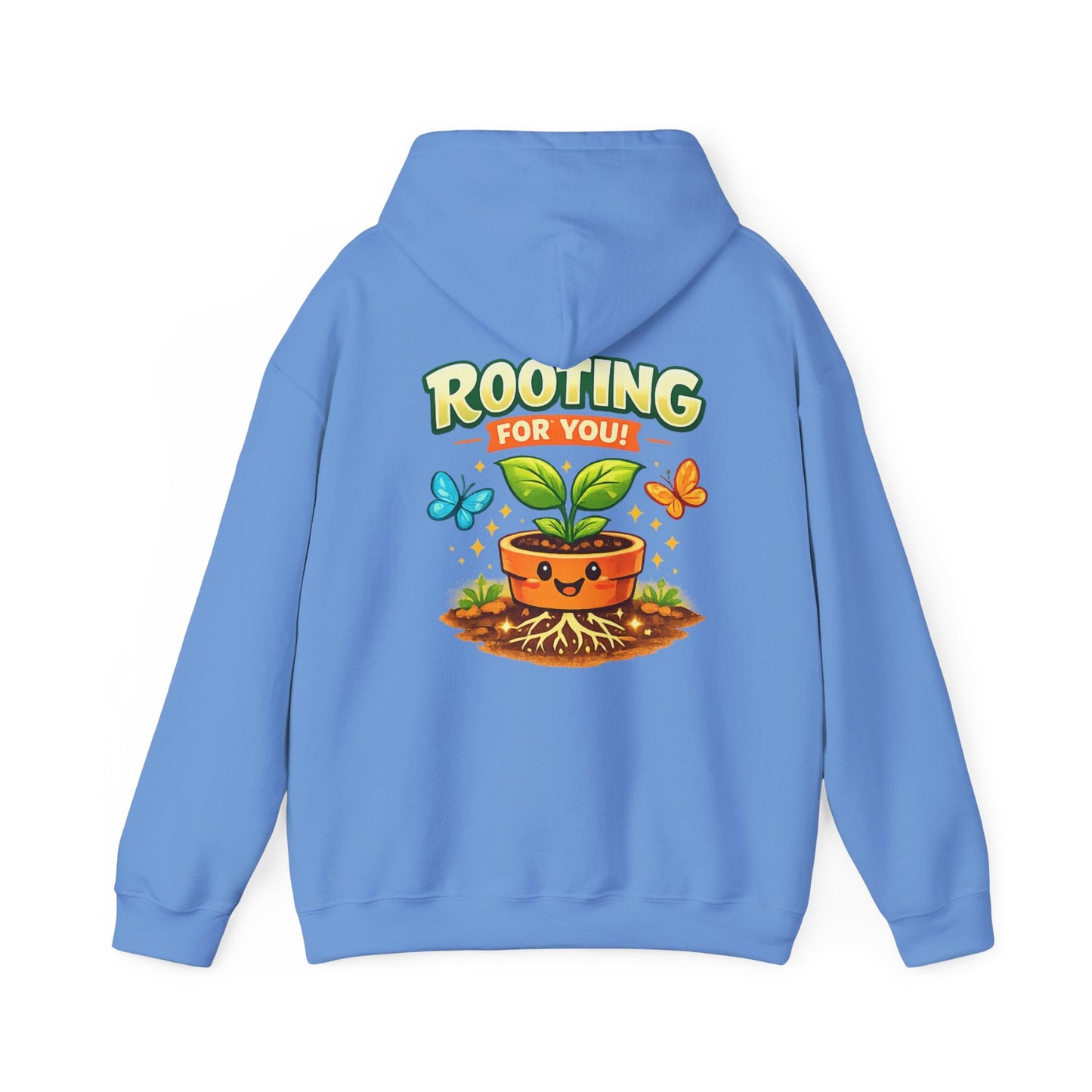 Rooting For You Cute Plant Pun Hoodie - SJM Print Store