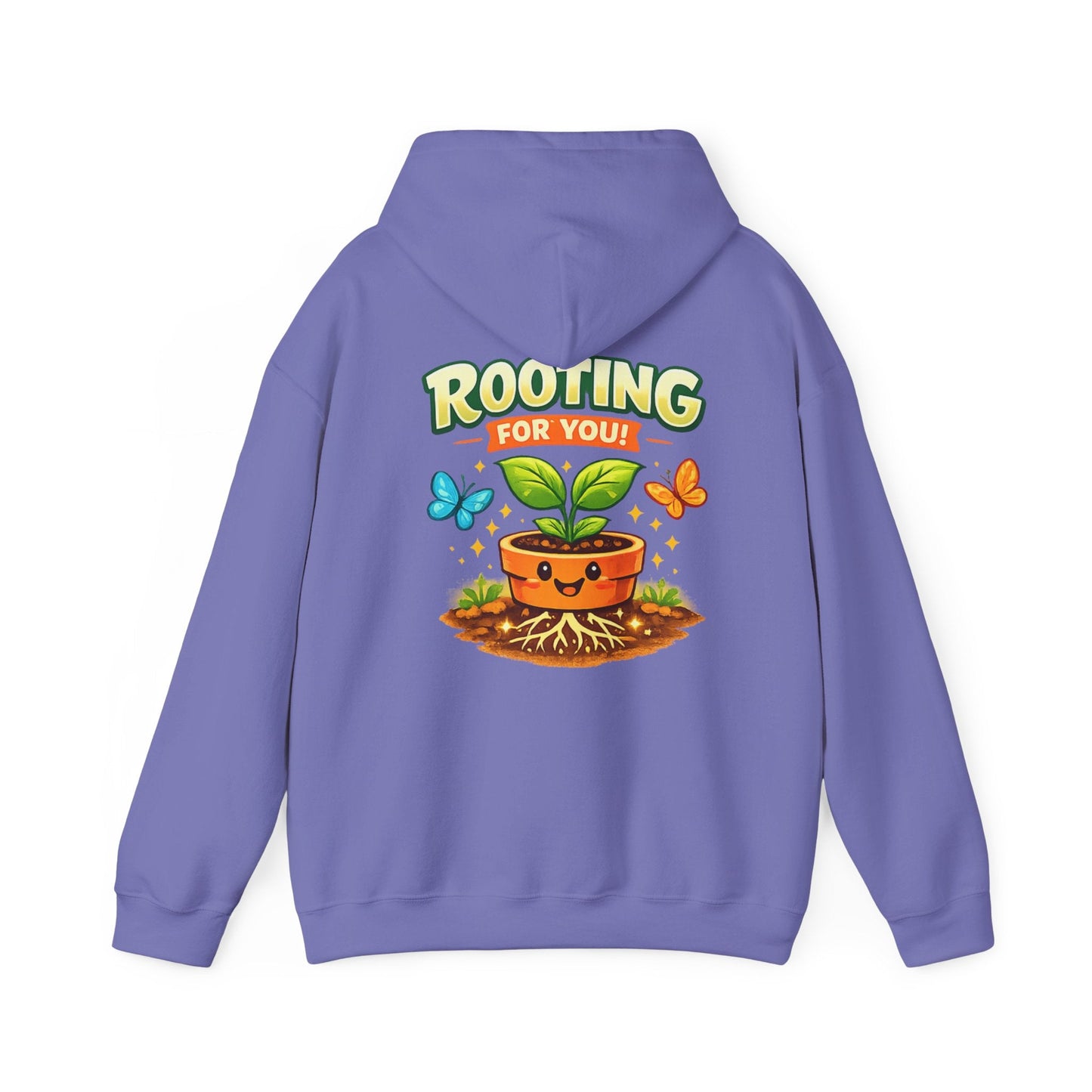 Rooting For You Cute Plant Pun Hoodie - SJM Print Store
