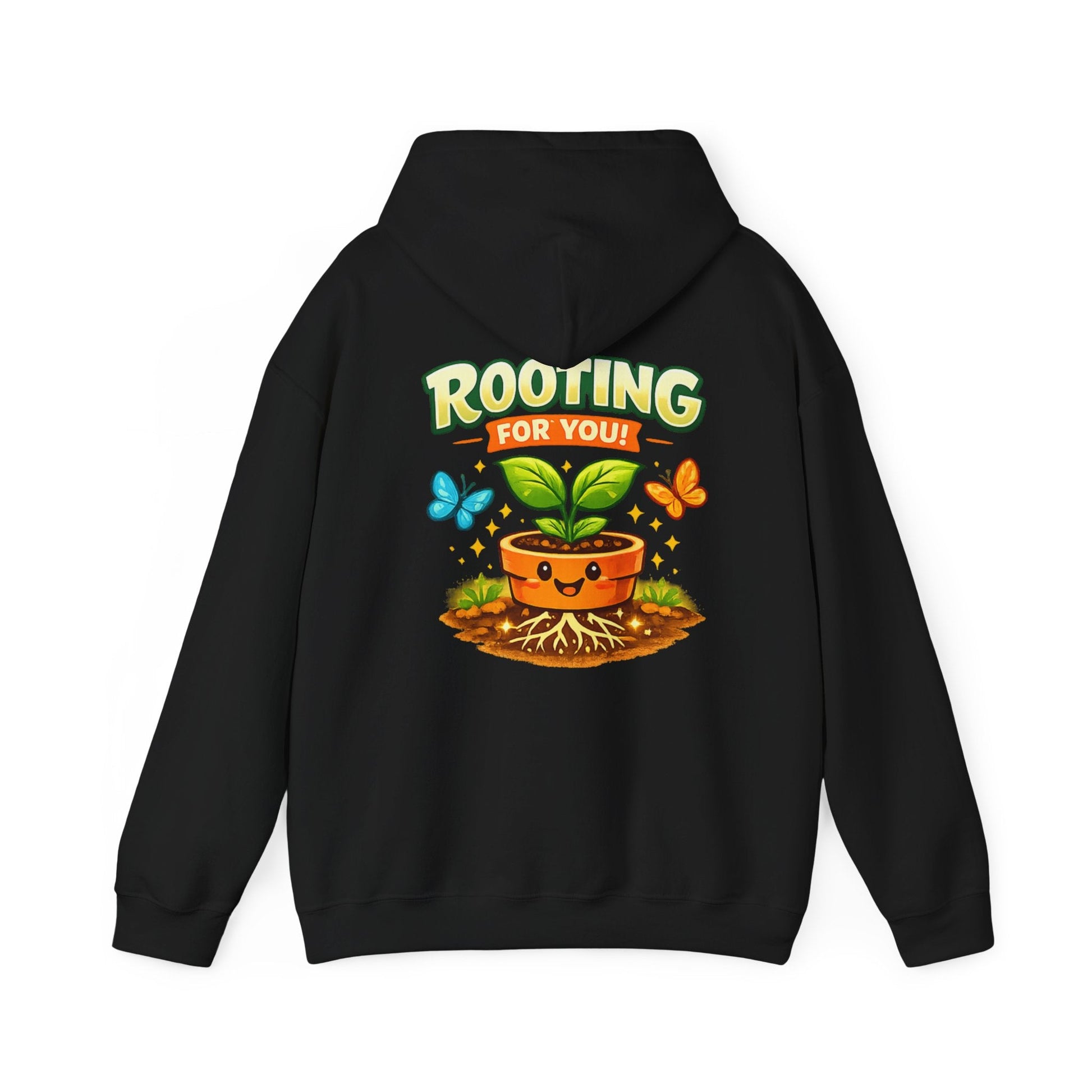 Rooting For You Cute Plant Pun Hoodie - SJM Print Store