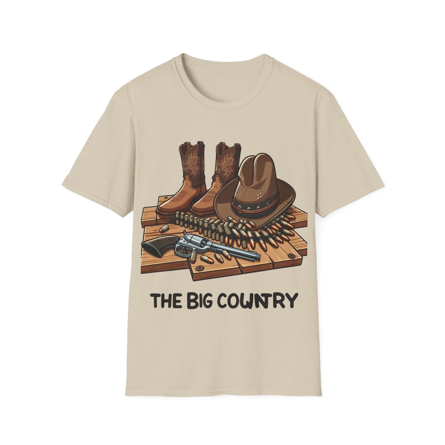 Rustic Cowboy T-Shirt, Western Apparel, Country Gifts, Outdoor Adventures, Rodeo Wear, Unisex Graphic Tee - SJM Print Store