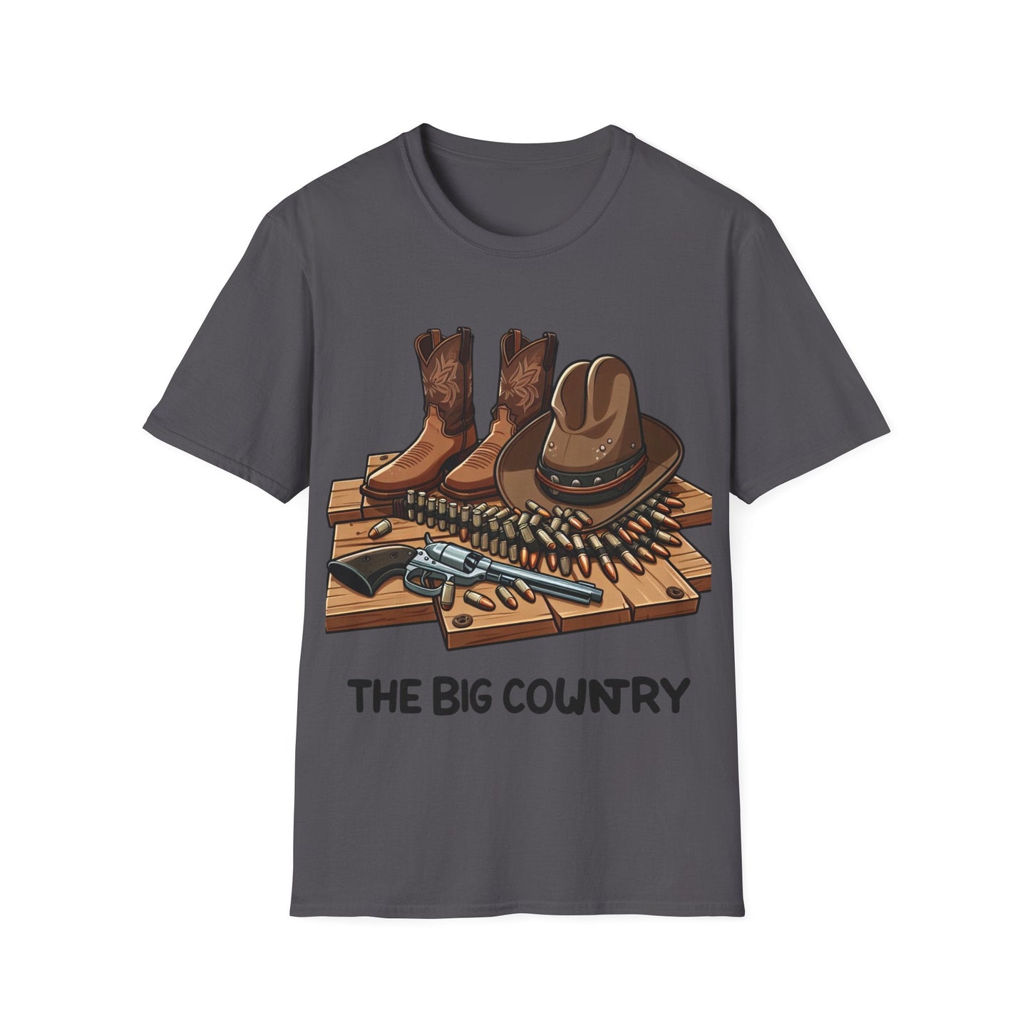 Rustic Cowboy T-Shirt, Western Apparel, Country Gifts, Outdoor Adventures, Rodeo Wear, Unisex Graphic Tee - SJM Print Store