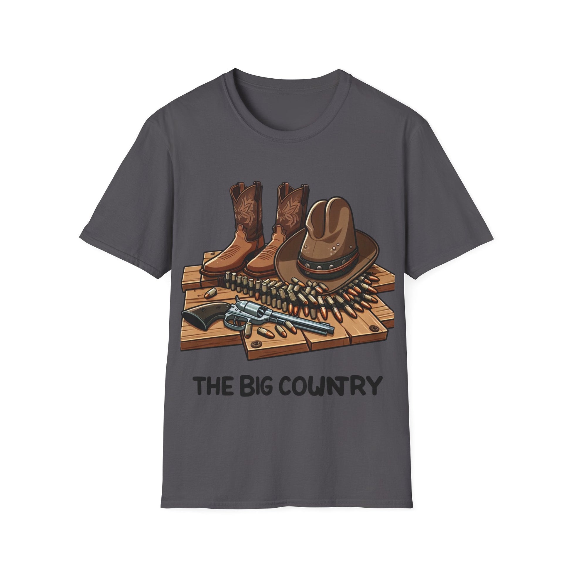 Rustic Cowboy T-Shirt, Western Apparel, Country Gifts, Outdoor Adventures, Rodeo Wear, Unisex Graphic Tee - SJM Print Store