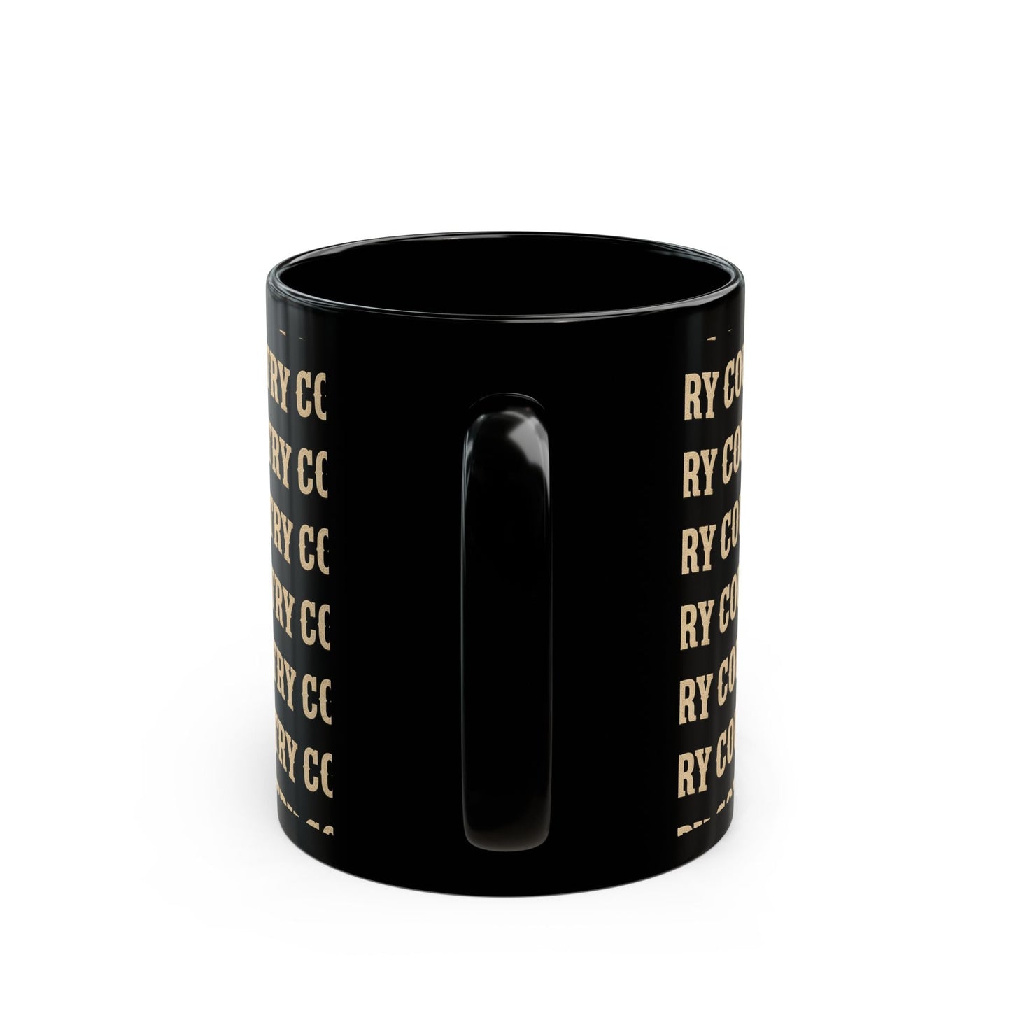 Simple Country Black Mug - SJM Print Store