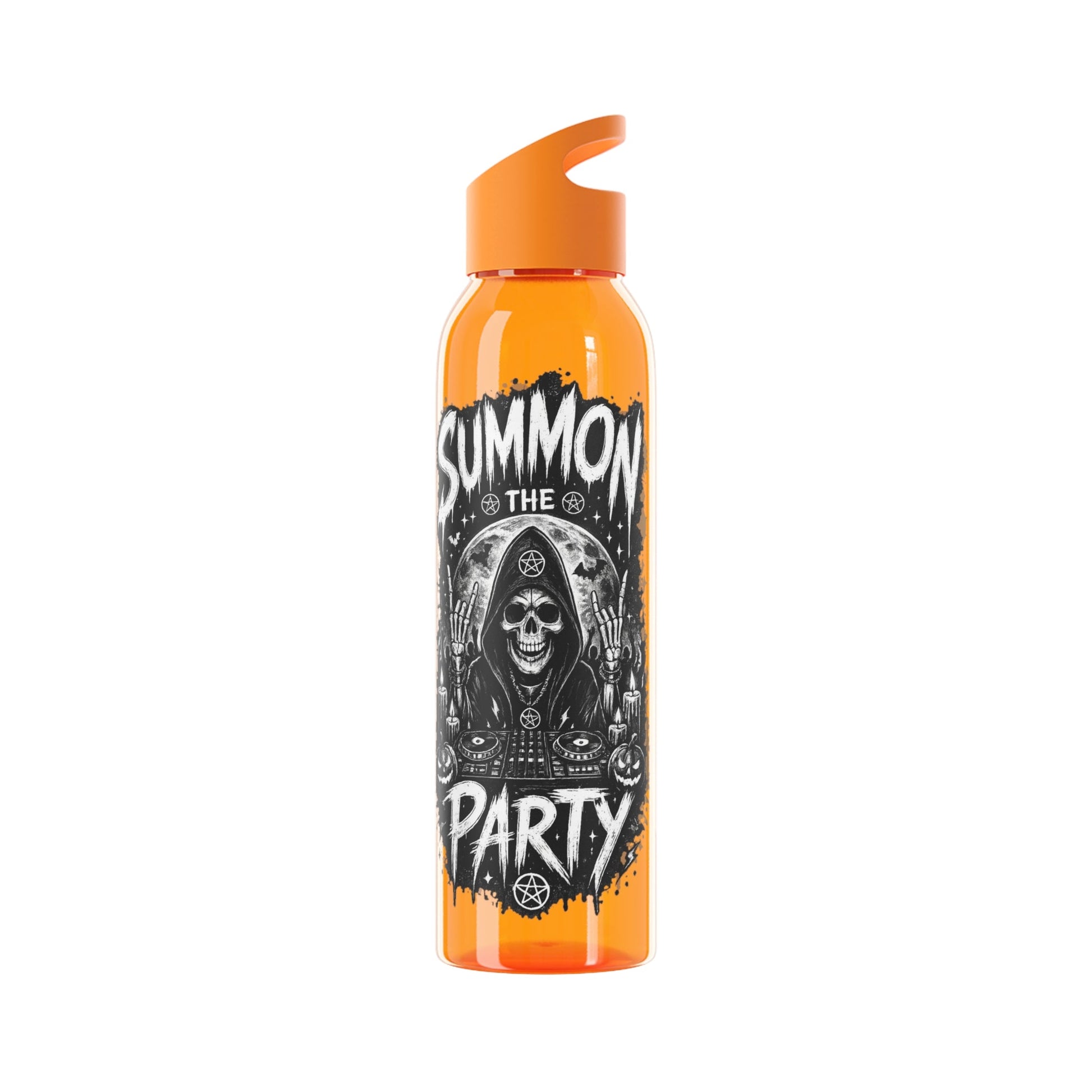 Skull & Decks Summon the Party Water Bottle - SJM Print Store