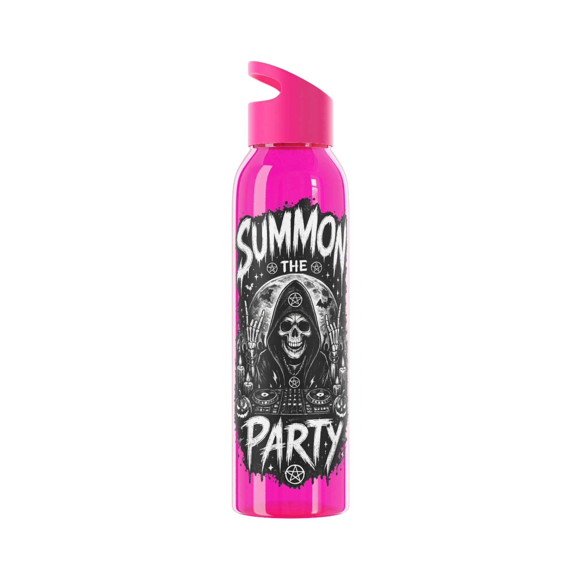 Skull & Decks Summon the Party Water Bottle - SJM Print Store