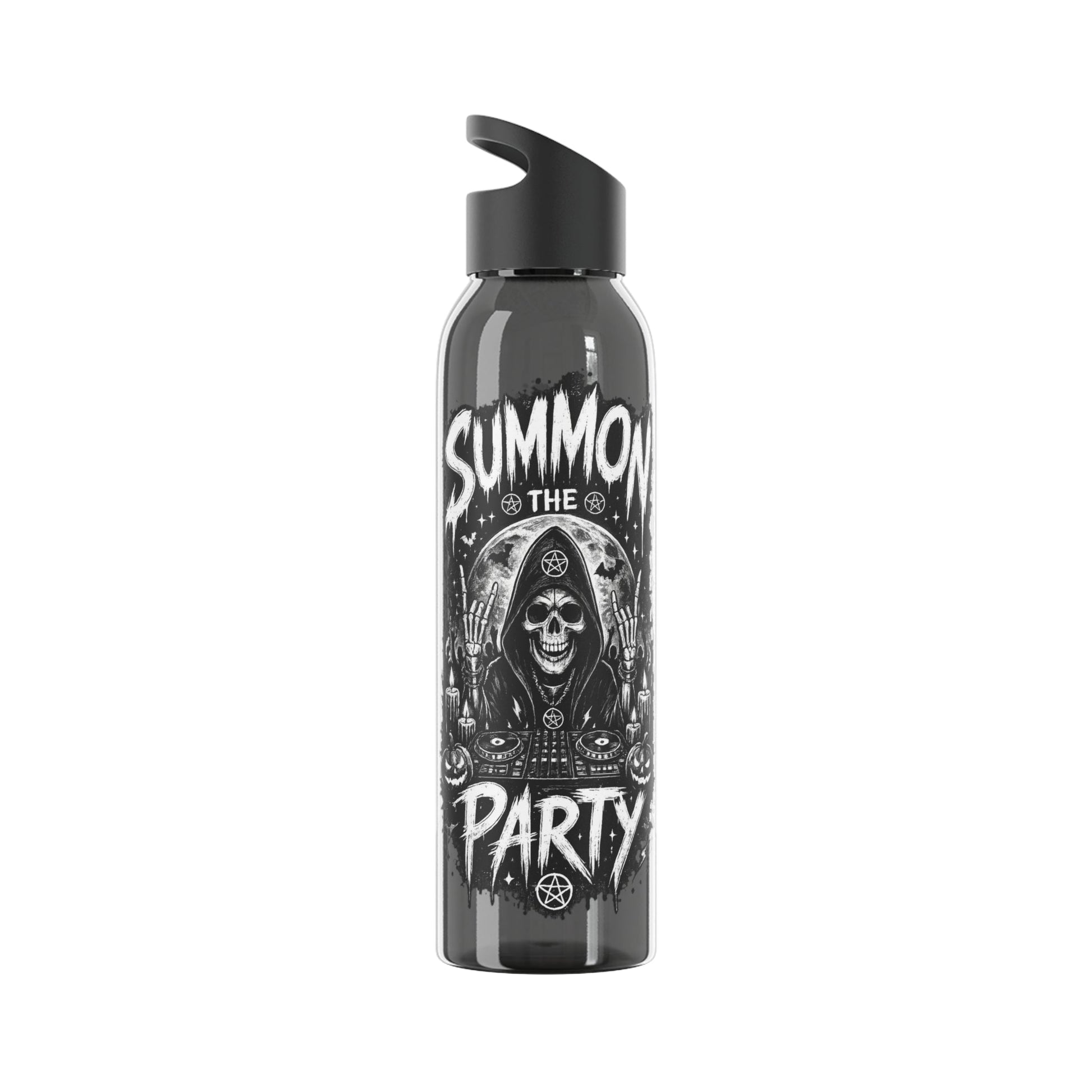 Skull & Decks Summon the Party Water Bottle - SJM Print Store