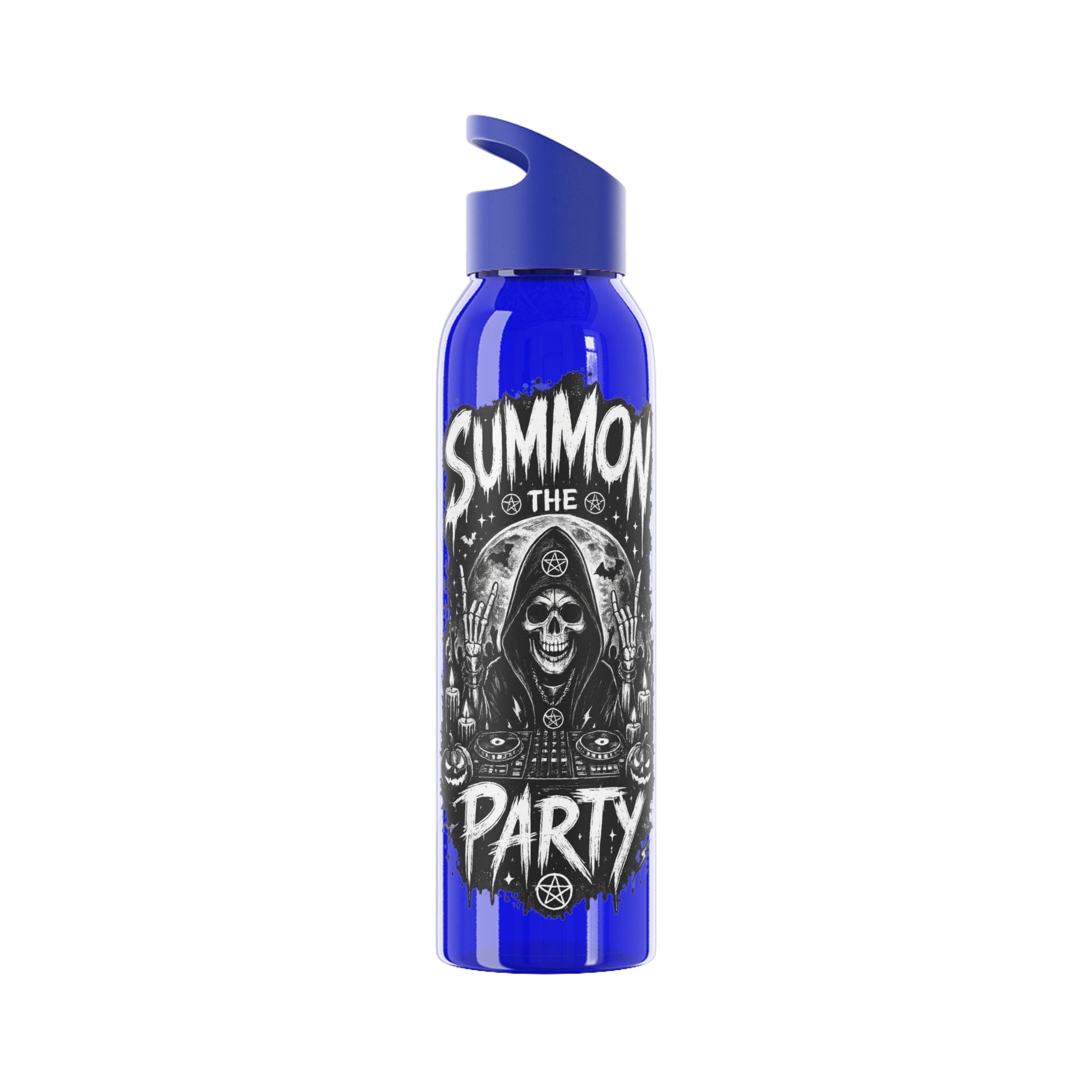 Skull & Decks Summon the Party Water Bottle - SJM Print Store