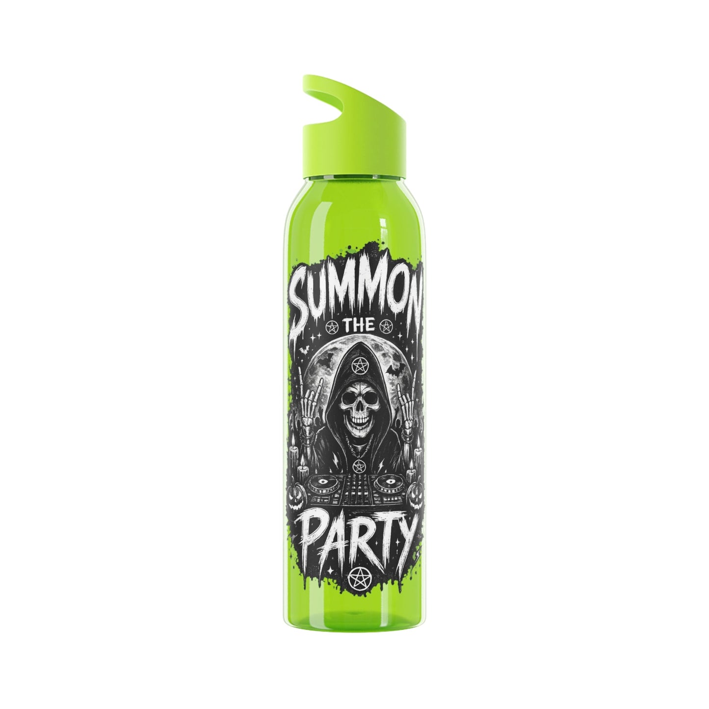 Skull & Decks Summon the Party Water Bottle - SJM Print Store