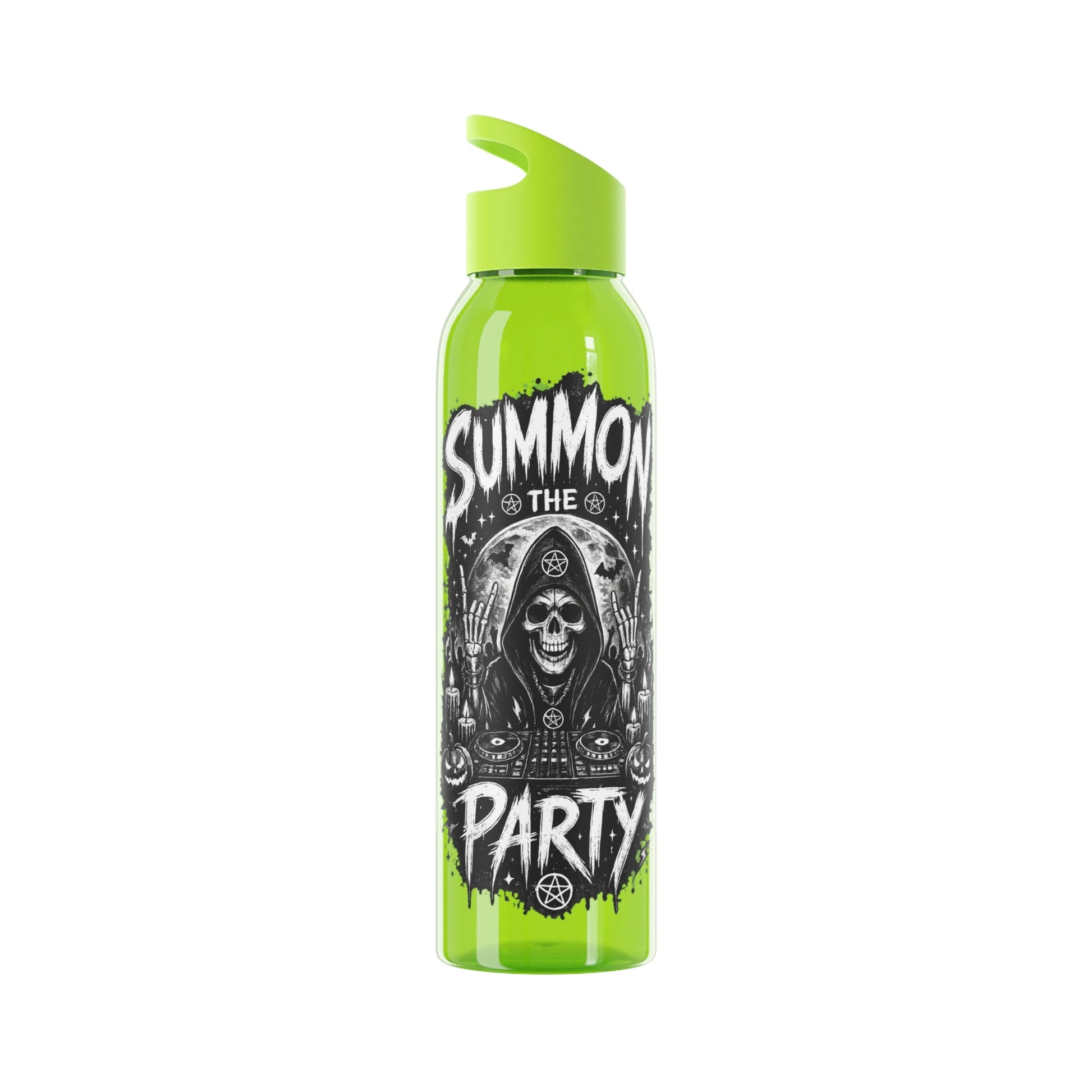 Skull & Decks Summon the Party Water Bottle - SJM Print Store