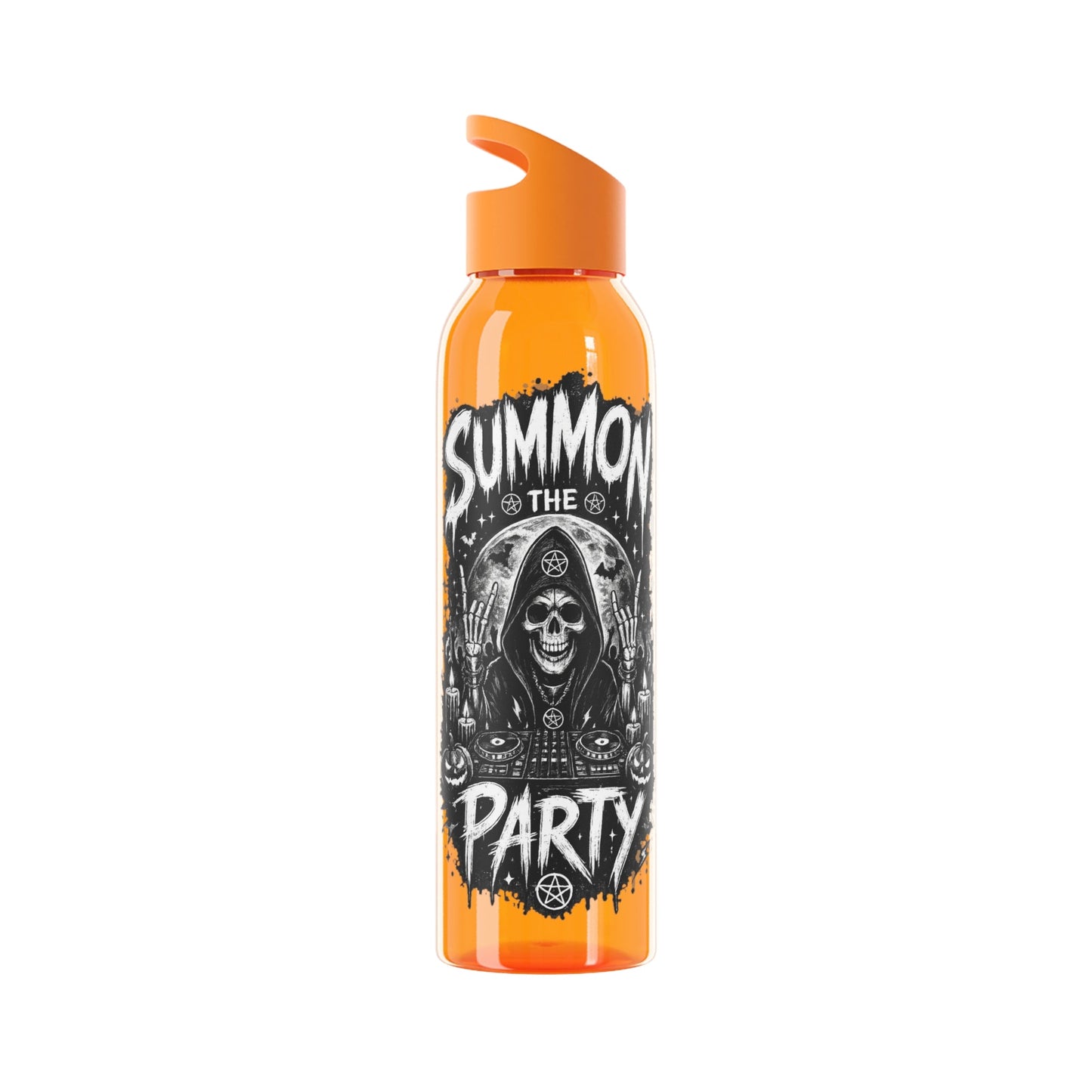 Skull & Decks Summon the Party Water Bottle - SJM Print Store