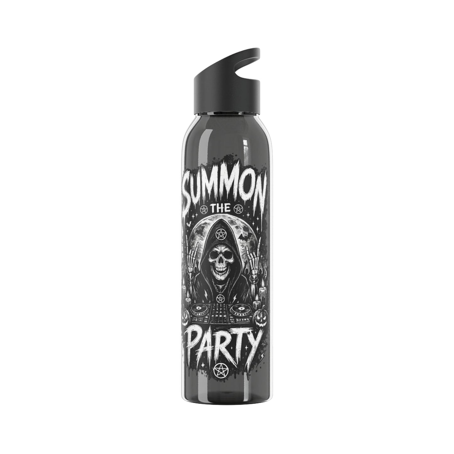Skull & Decks Summon the Party Water Bottle - SJM Print Store