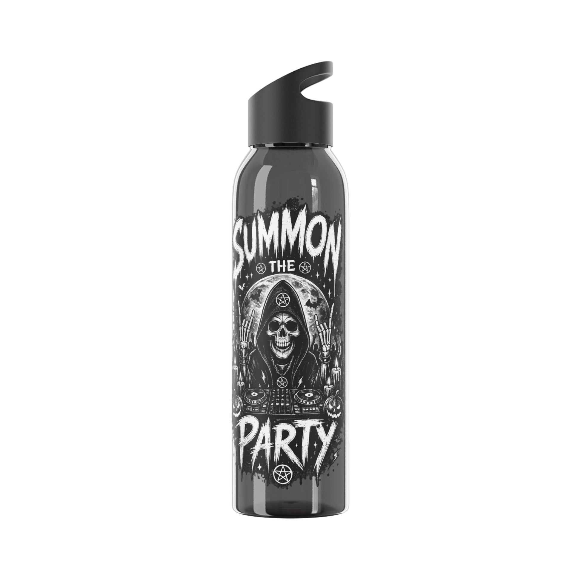 Skull & Decks Summon the Party Water Bottle - SJM Print Store