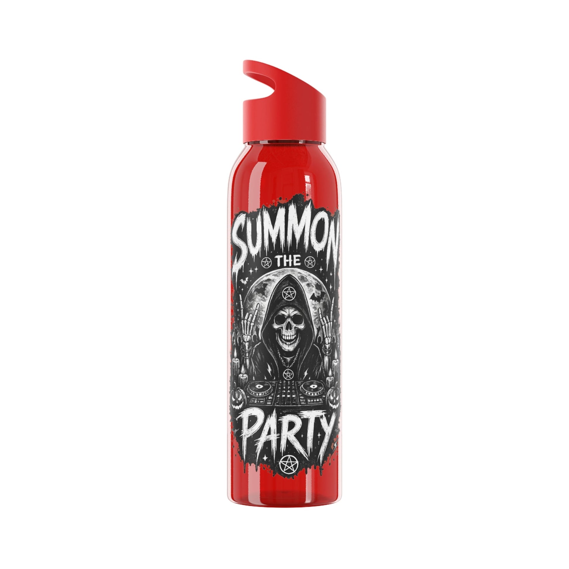 Skull & Decks Summon the Party Water Bottle - SJM Print Store