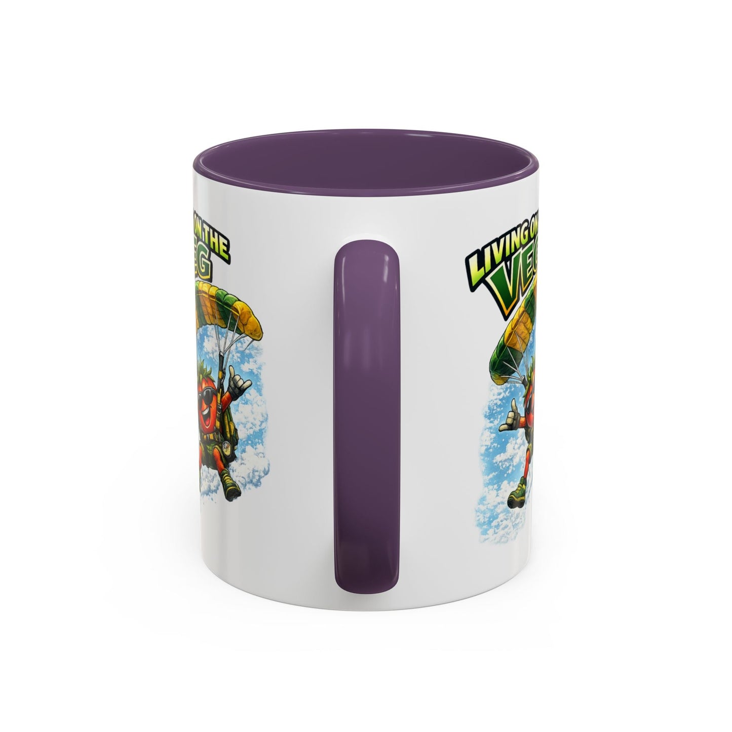 Sky Diving Tomato Mug - SJM Print Store