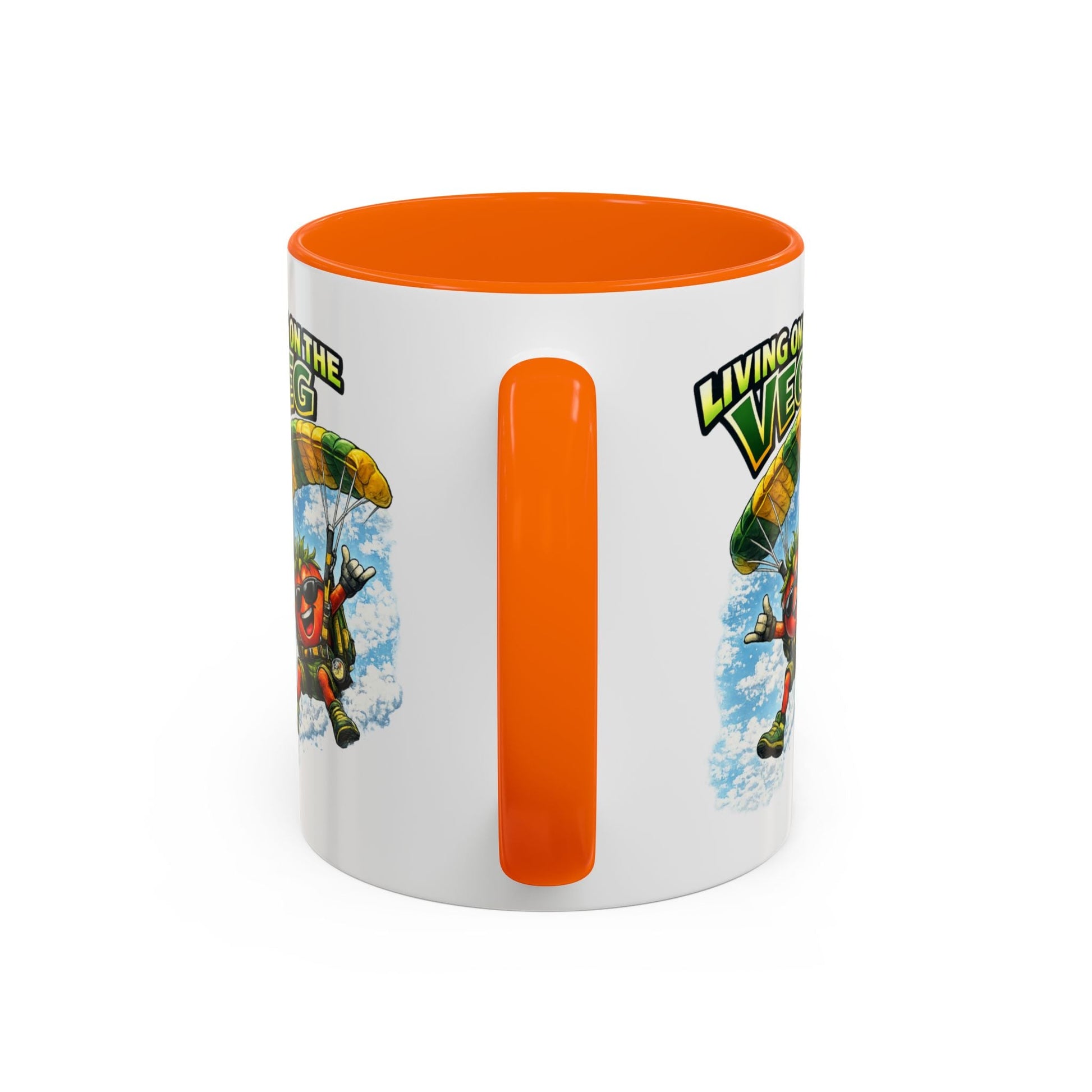 Sky Diving Tomato Mug - SJM Print Store