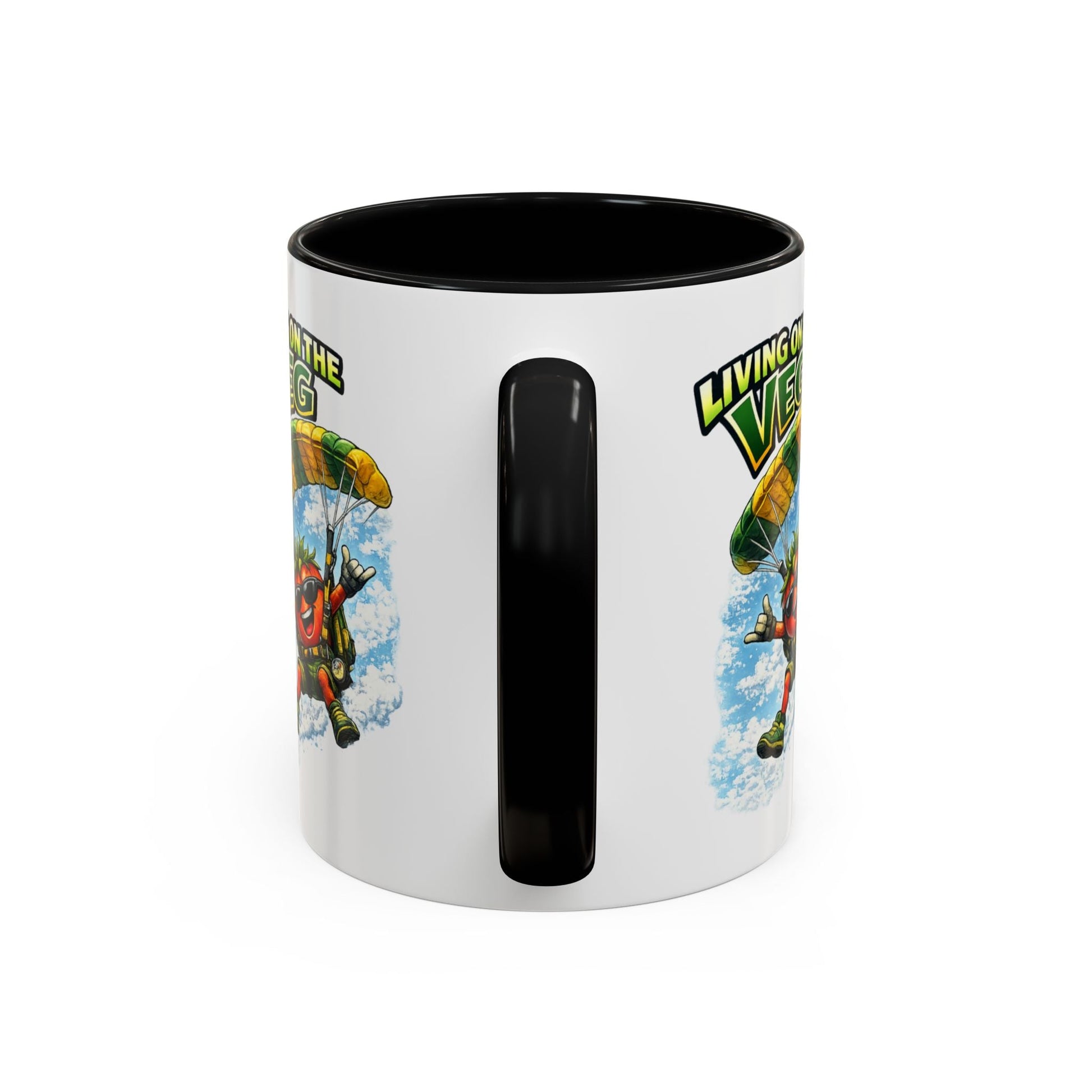 Sky Diving Tomato Mug - SJM Print Store