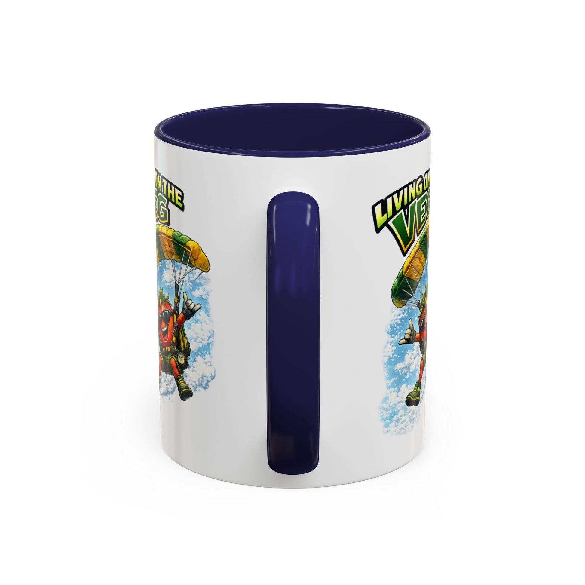 Sky Diving Tomato Mug - SJM Print Store