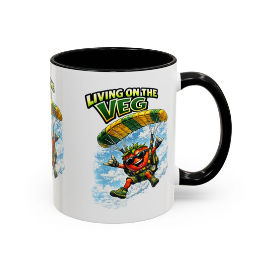 Sky Diving Tomato Mug - SJM Print Store