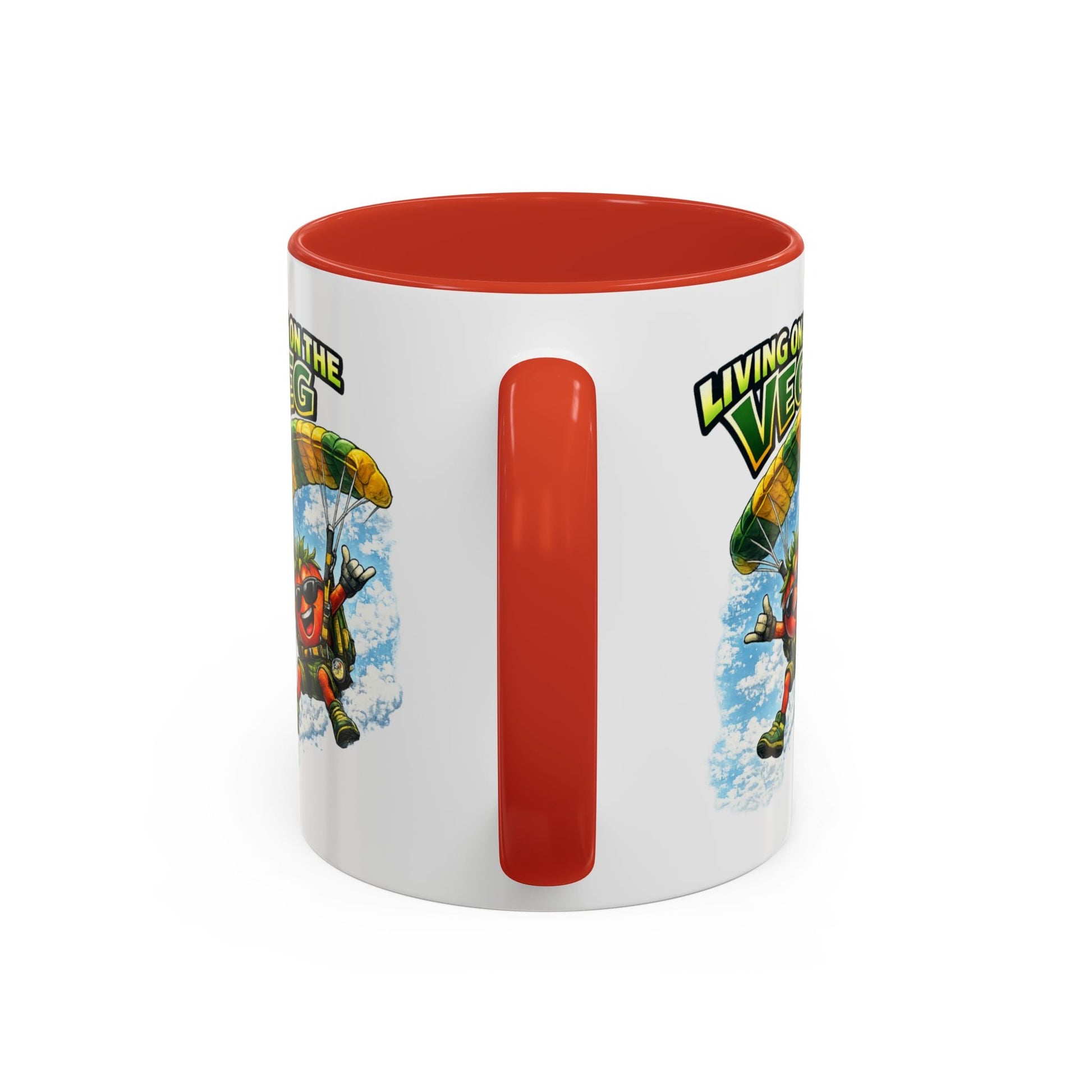 Sky Diving Tomato Mug - SJM Print Store
