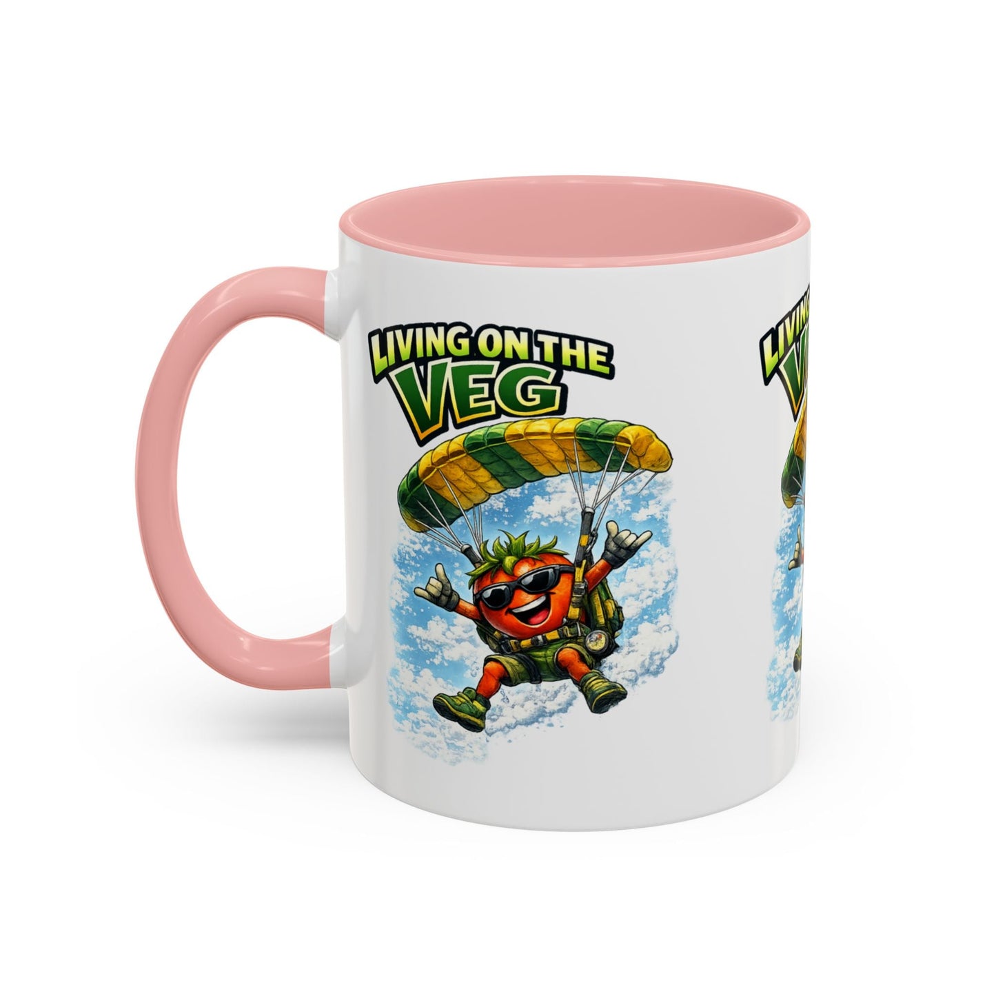 Sky Diving Tomato Mug - SJM Print Store