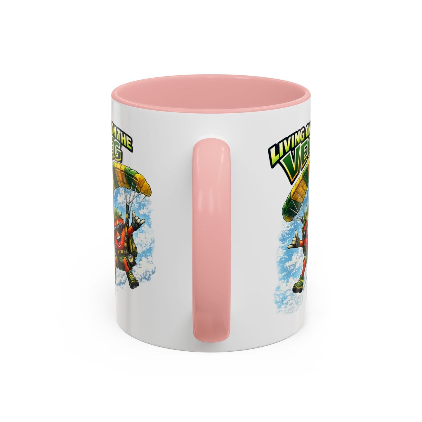 Sky Diving Tomato Mug - SJM Print Store