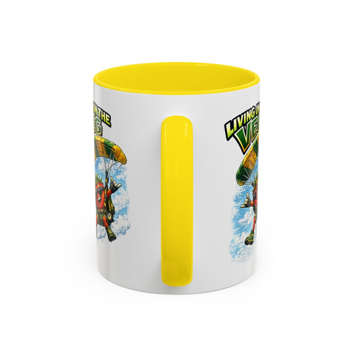 Sky Diving Tomato Mug - SJM Print Store