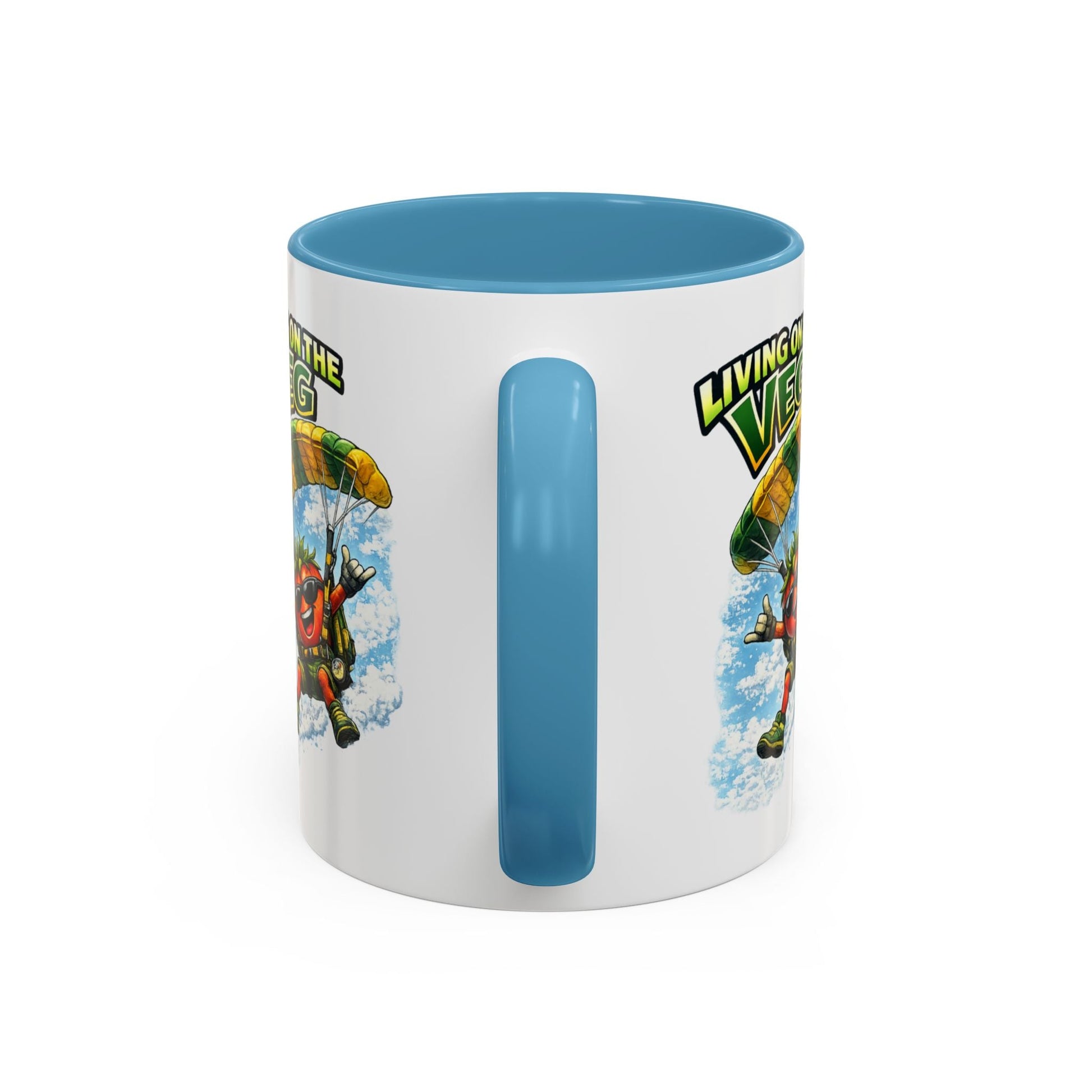 Sky Diving Tomato Mug - SJM Print Store