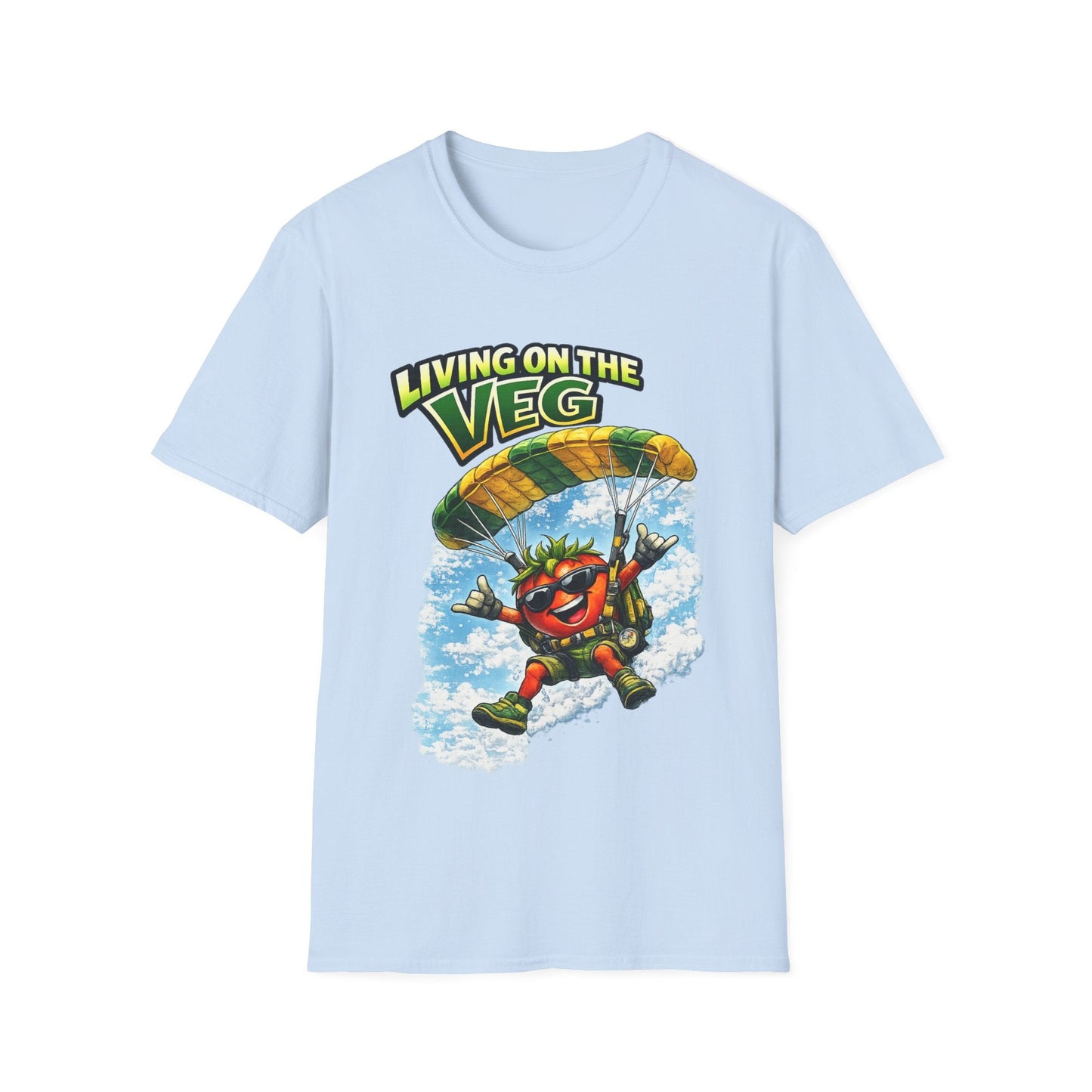 Sky Diving Tomato T-Shirt - SJM Print Store