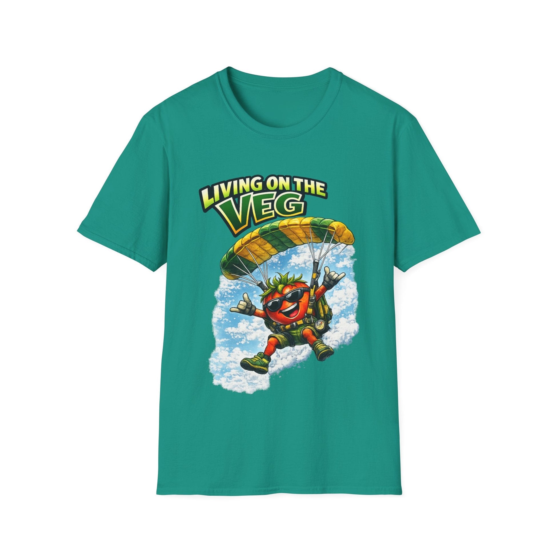 Sky Diving Tomato T-Shirt - SJM Print Store