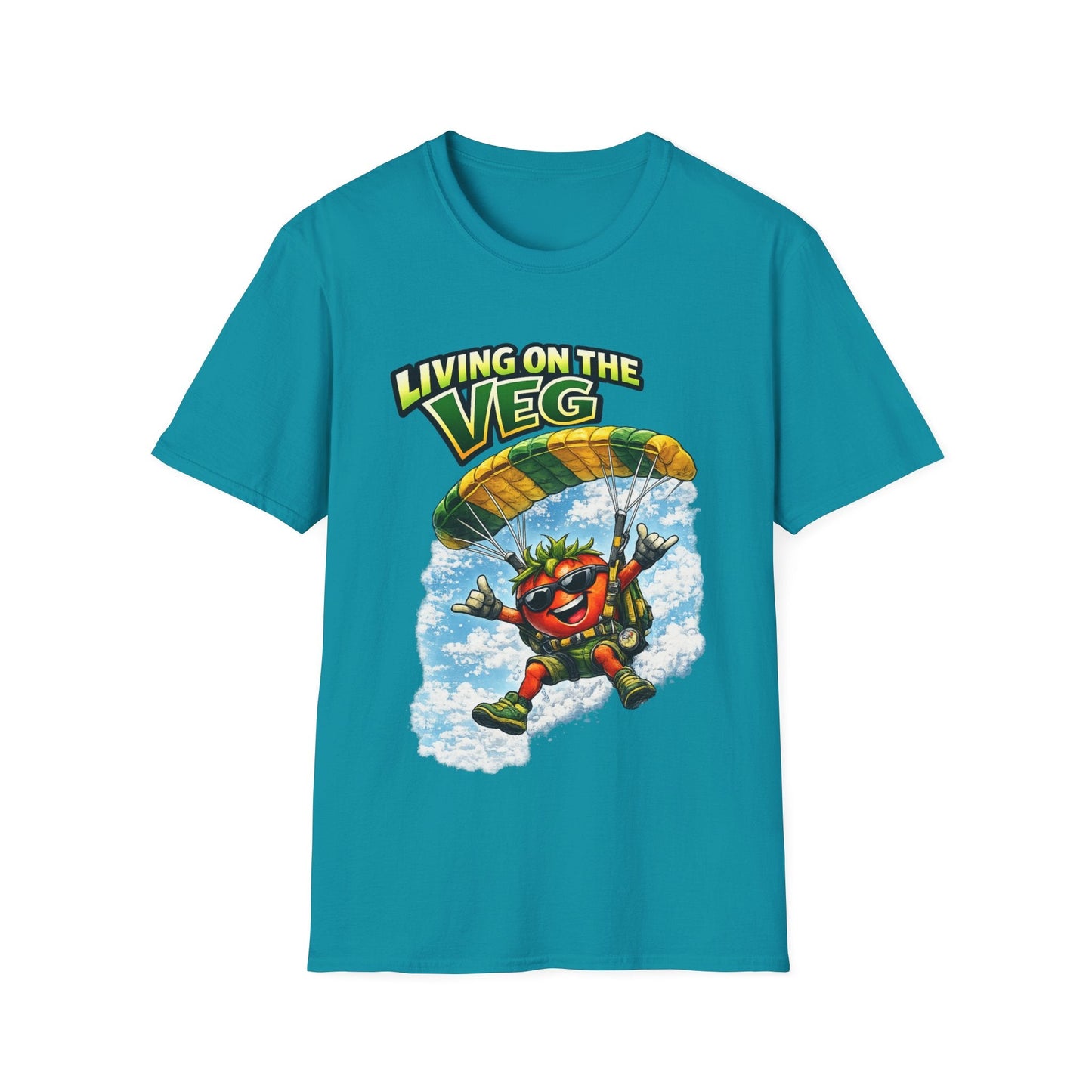 Sky Diving Tomato T-Shirt - SJM Print Store