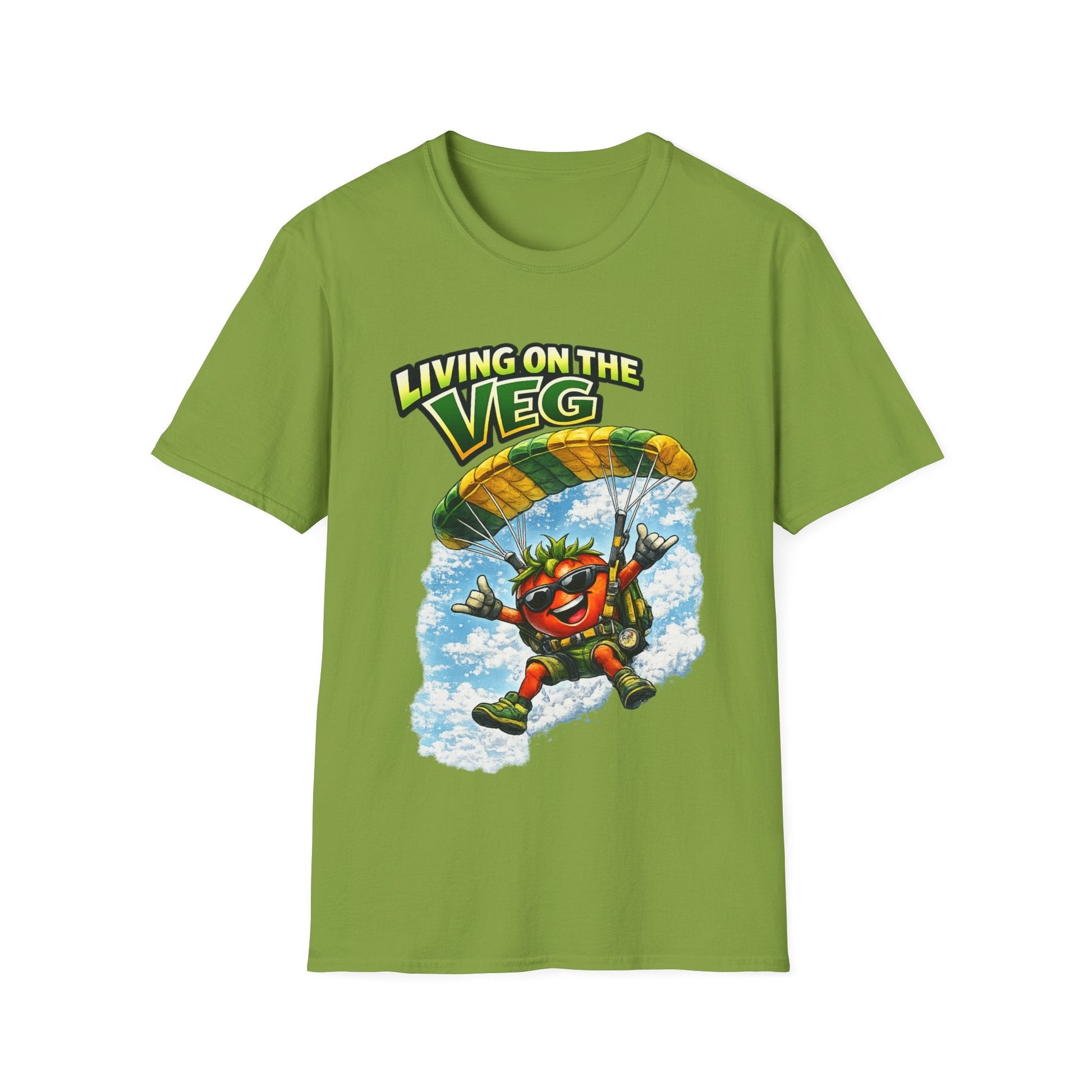 Sky Diving Tomato T-Shirt - SJM Print Store