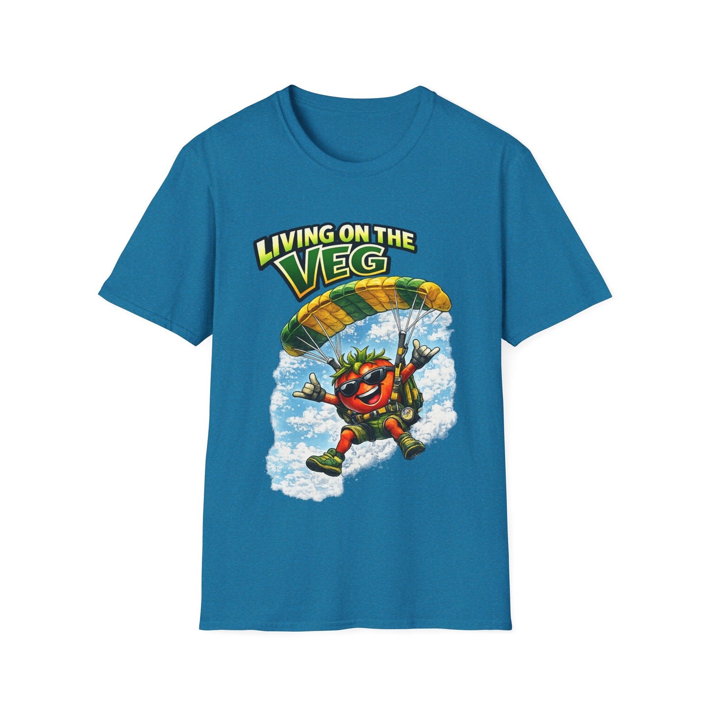 Sky Diving Tomato T-Shirt - SJM Print Store