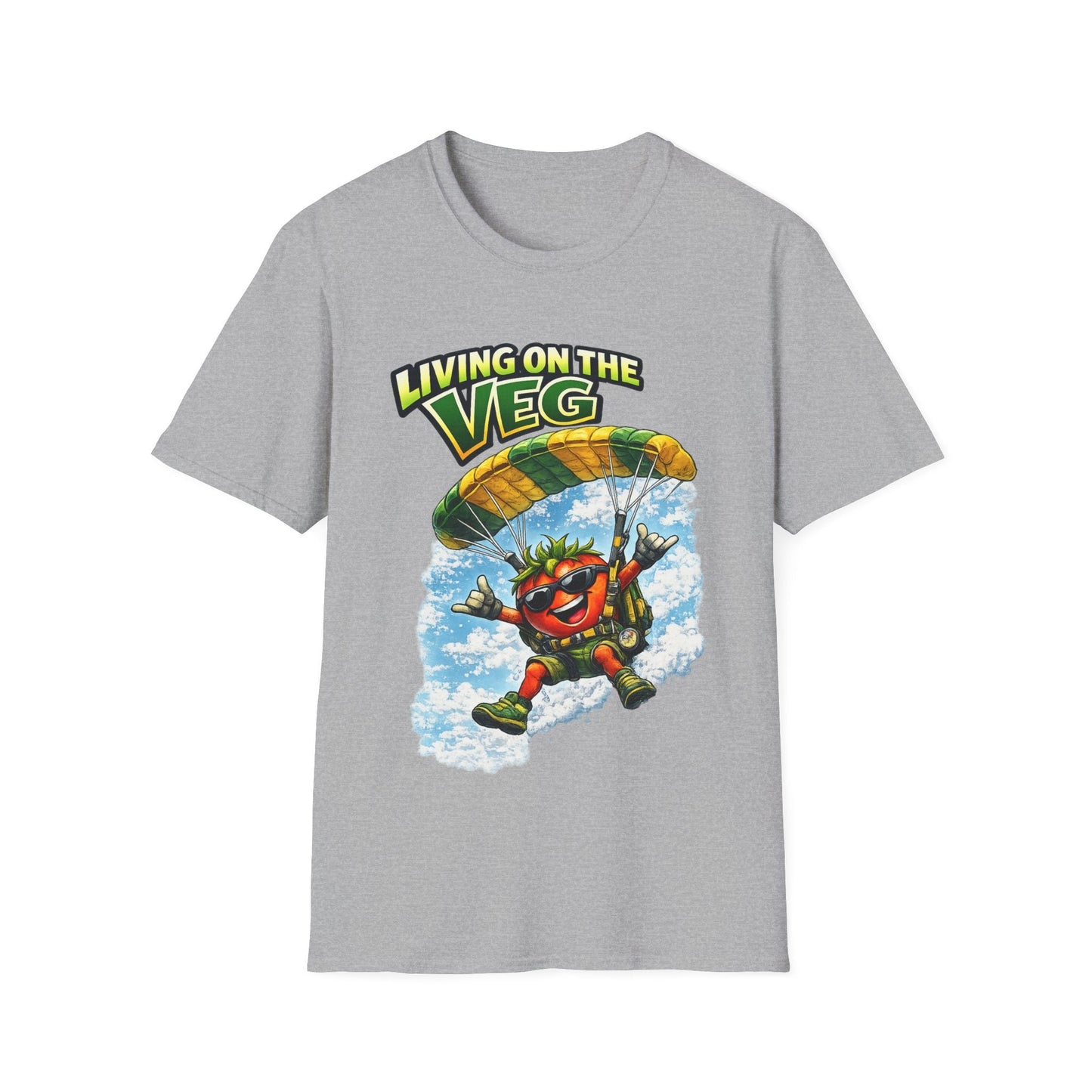 Sky Diving Tomato T-Shirt - SJM Print Store