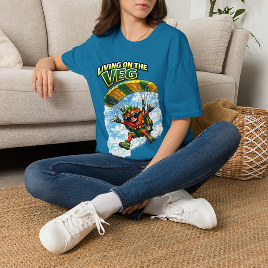 Sky Diving Tomato T-Shirt - SJM Print Store