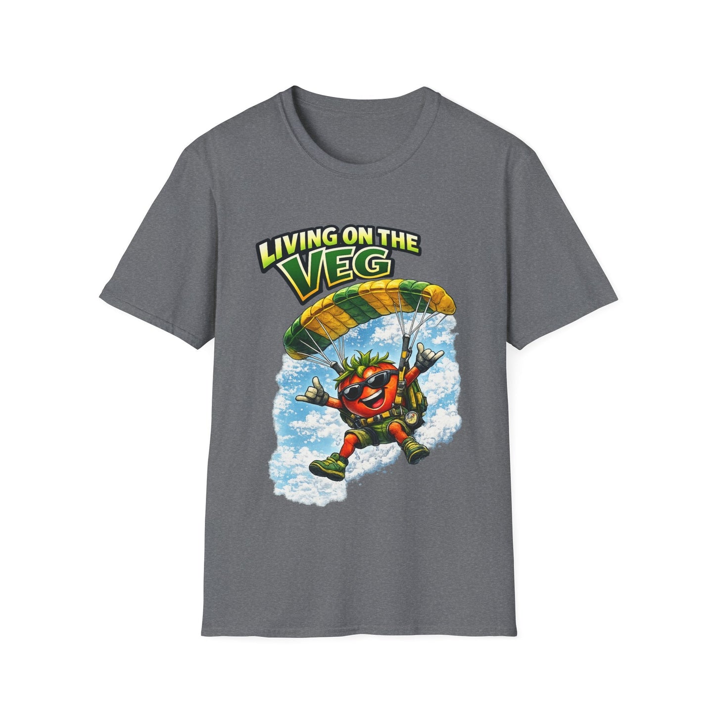 Sky Diving Tomato T-Shirt - SJM Print Store