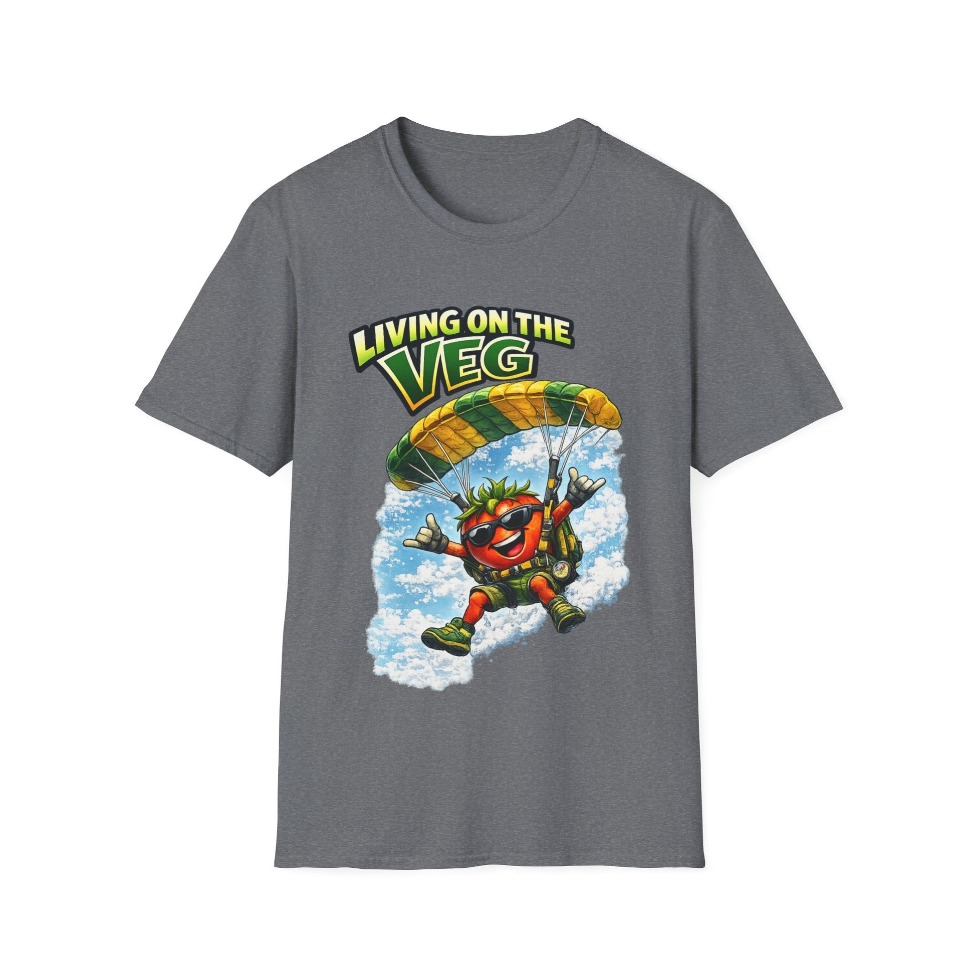 Sky Diving Tomato T-Shirt - SJM Print Store