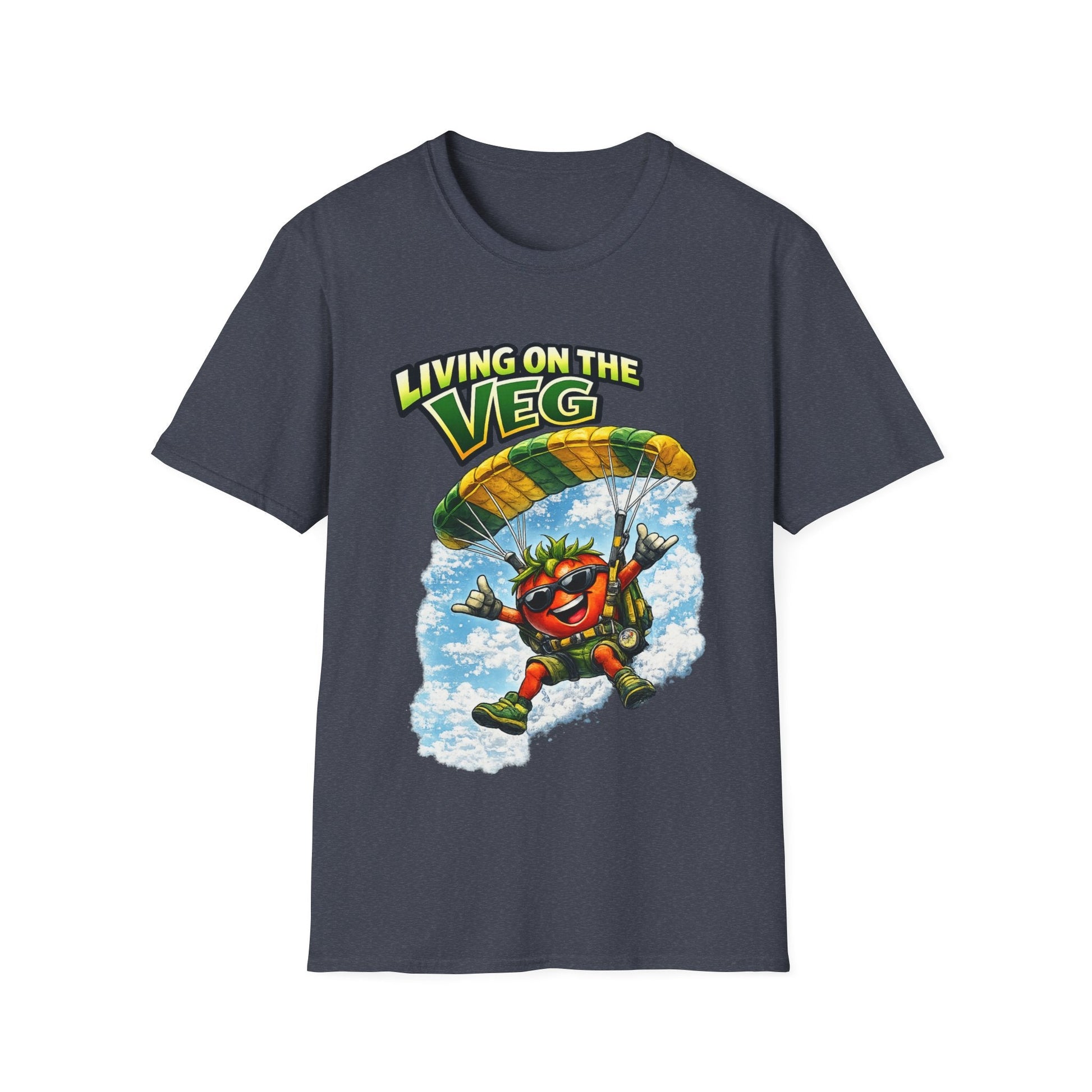 Sky Diving Tomato T-Shirt - SJM Print Store