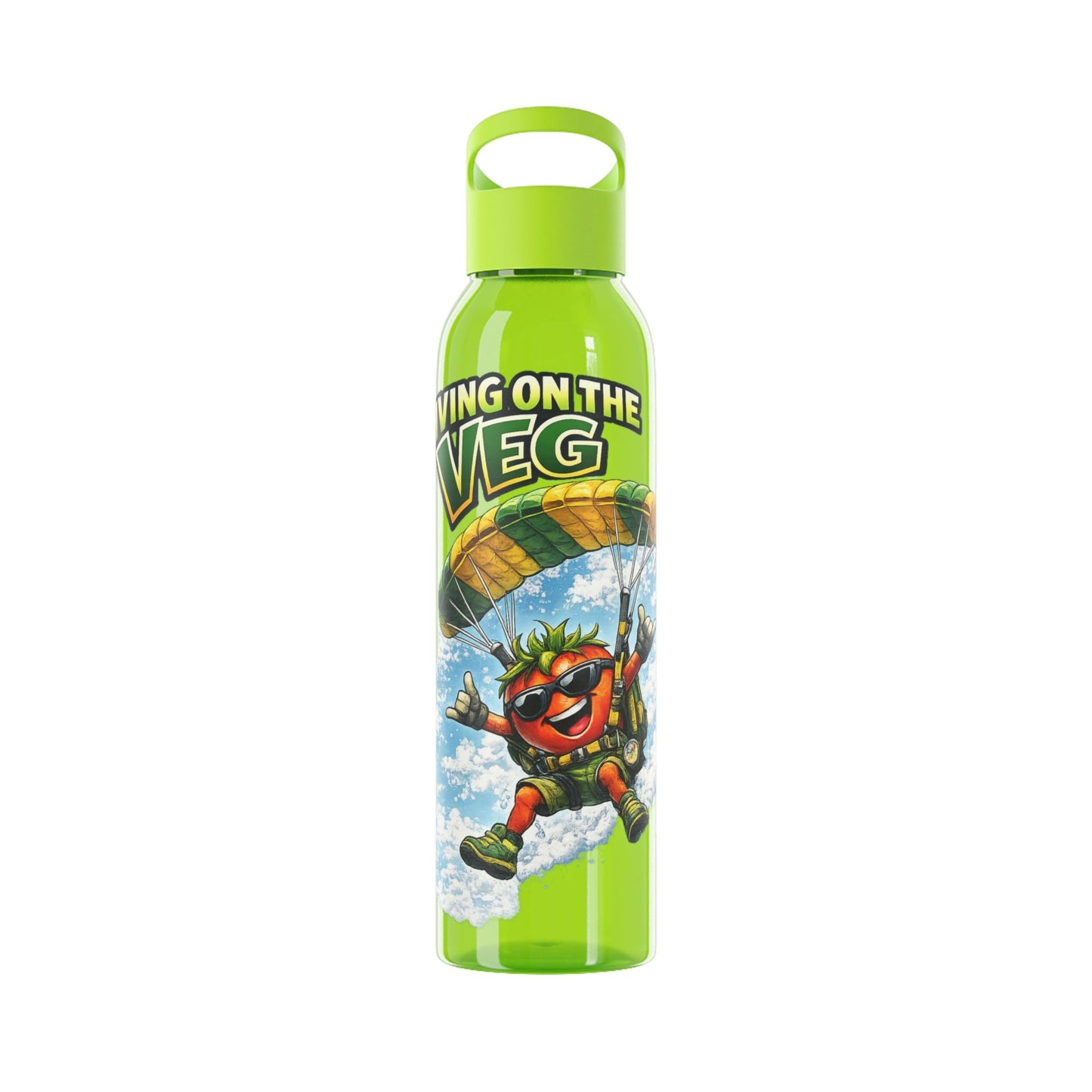 Sky Diving Tomato Water bottle - SJM Print Store