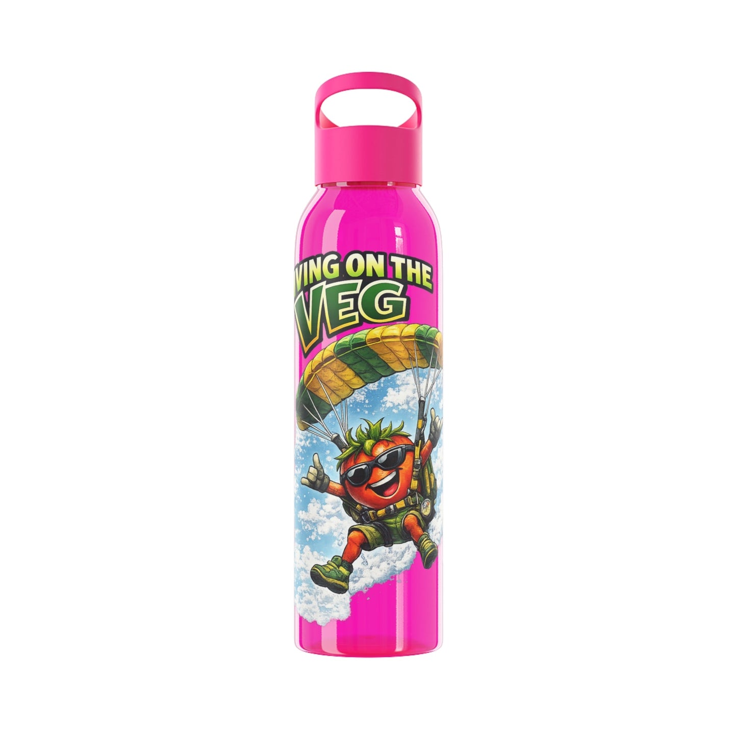 Sky Diving Tomato Water bottle - SJM Print Store