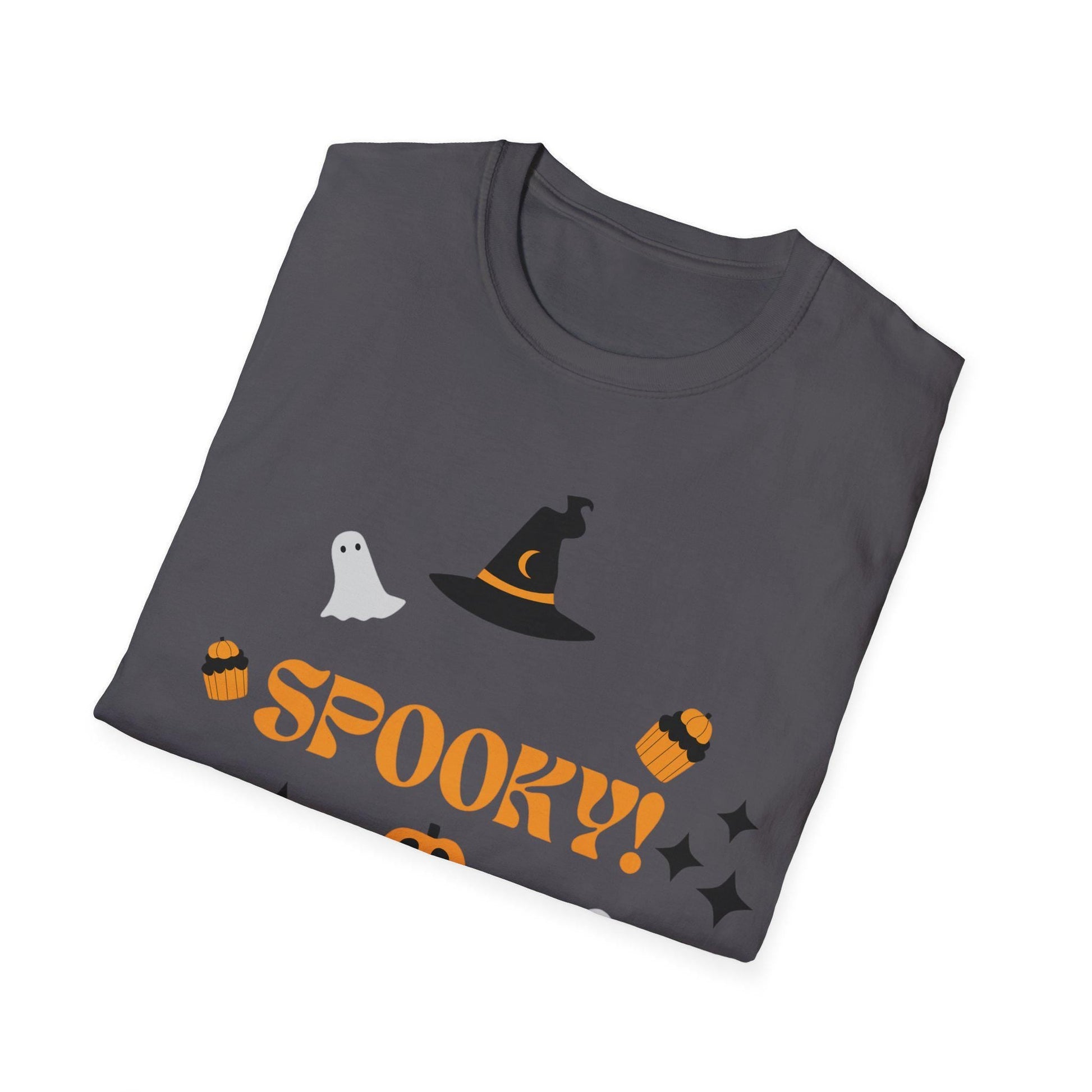 Spooky Halloween T-Shirt: Gothic Horror Theme, Unisex Cotton Tee - SJM Print Store