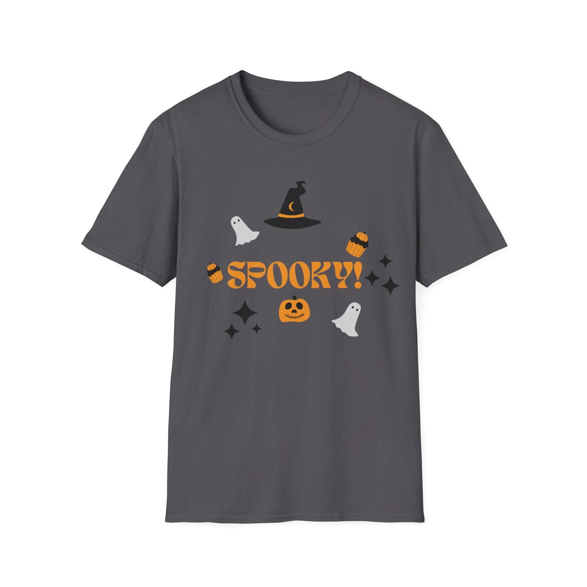 Spooky Halloween T-Shirt: Gothic Horror Theme, Unisex Cotton Tee - SJM Print Store
