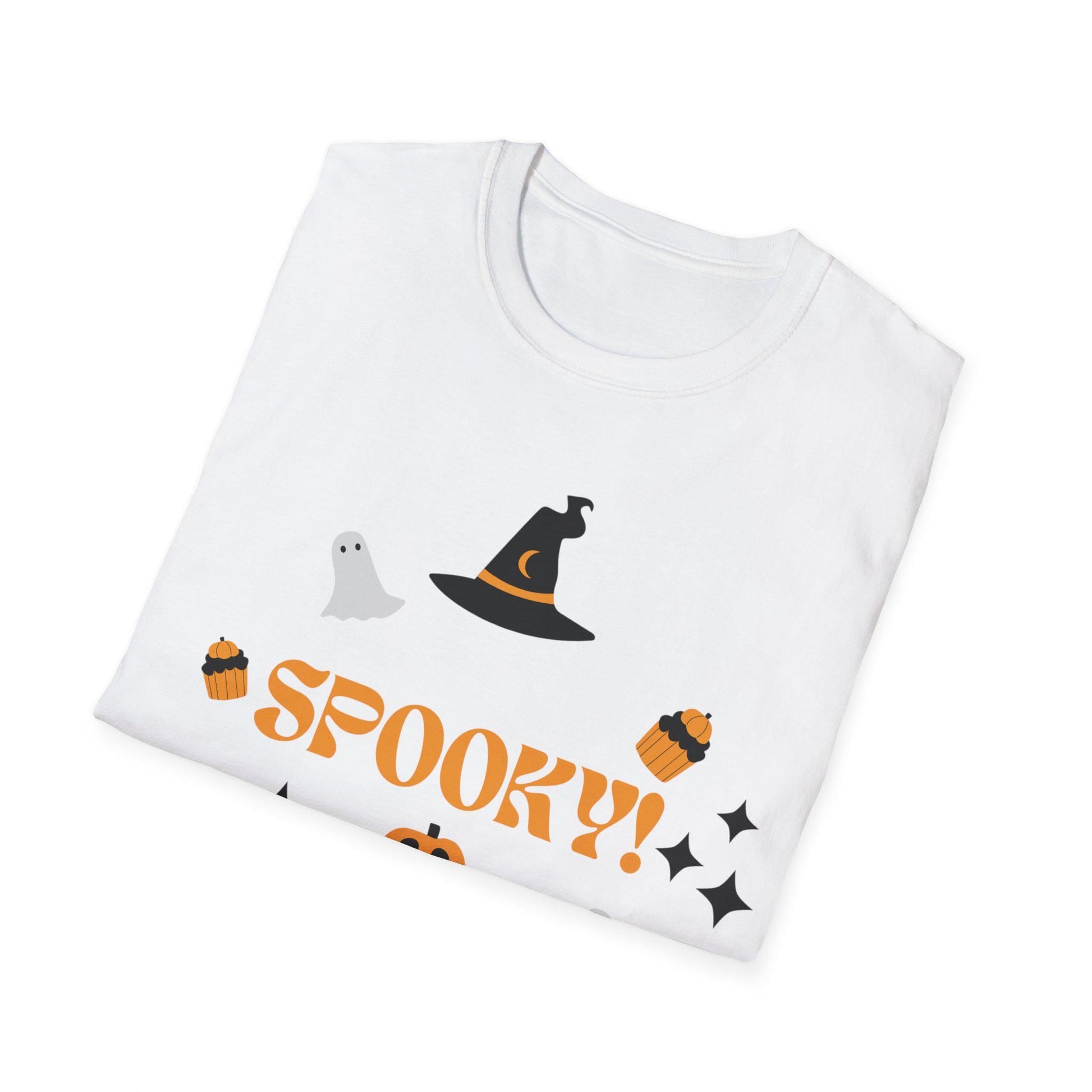 Spooky Halloween T-Shirt: Gothic Horror Theme, Unisex Cotton Tee - SJM Print Store
