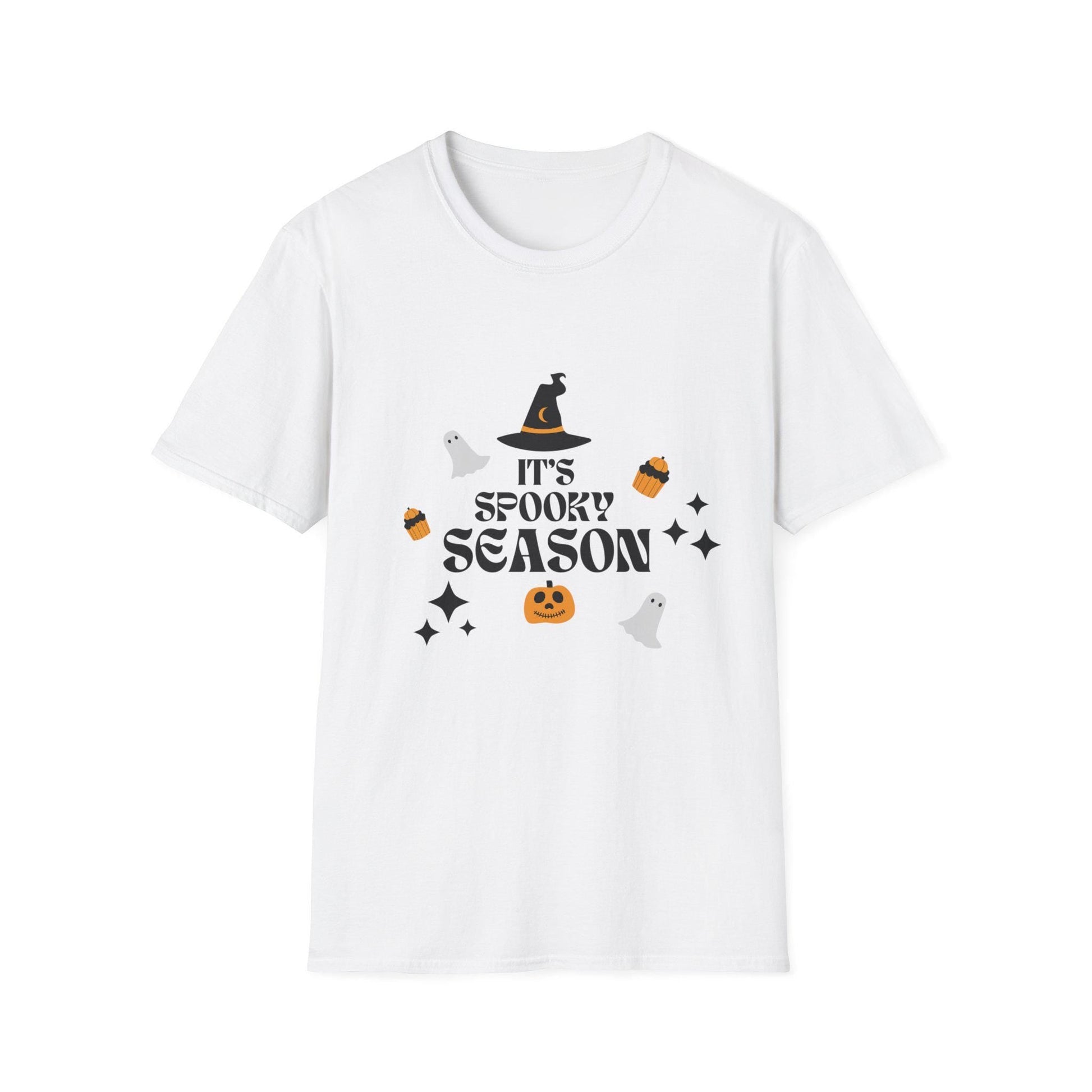 Spooky Season Graphic Tee: Unisex Halloween Softstyle T-Shirt - SJM Print Store