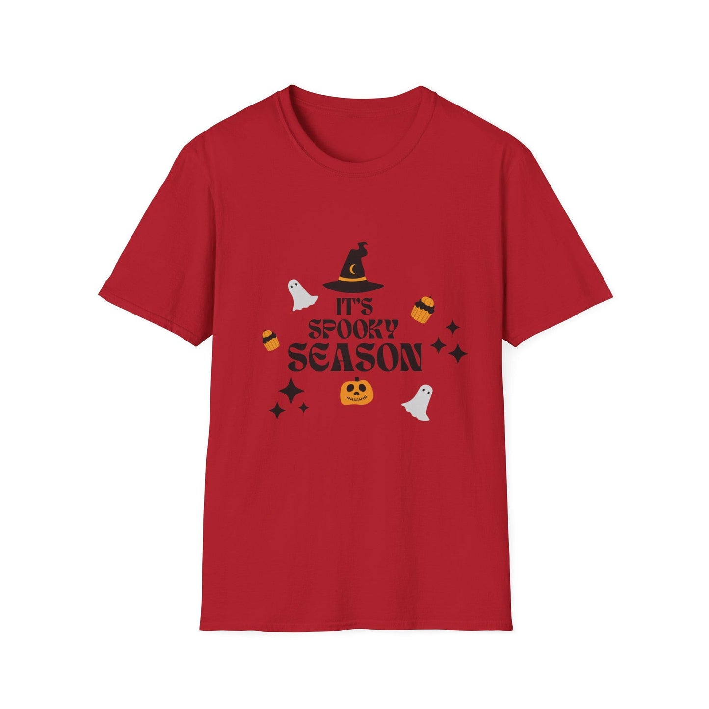 Spooky Season Graphic Tee: Unisex Halloween Softstyle T-Shirt - SJM Print Store