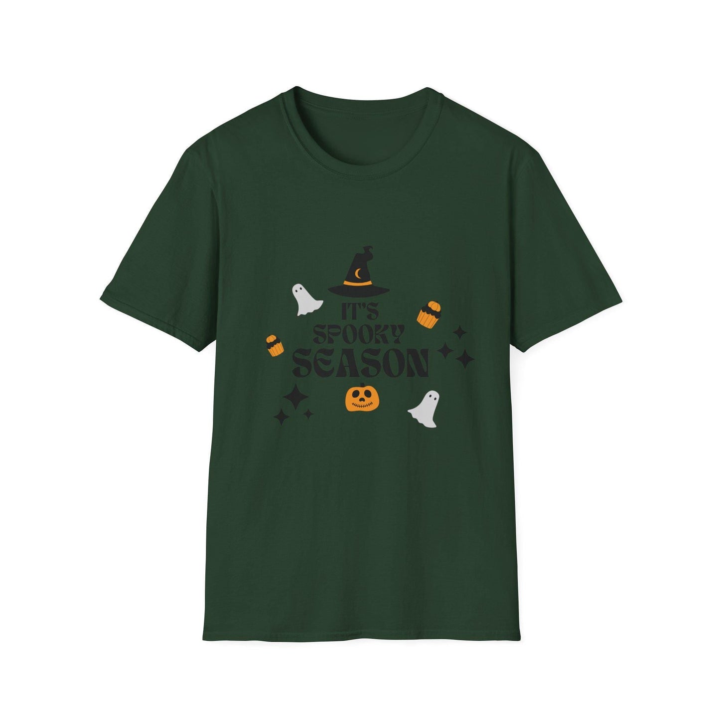 Spooky Season Graphic Tee: Unisex Halloween Softstyle T-Shirt - SJM Print Store