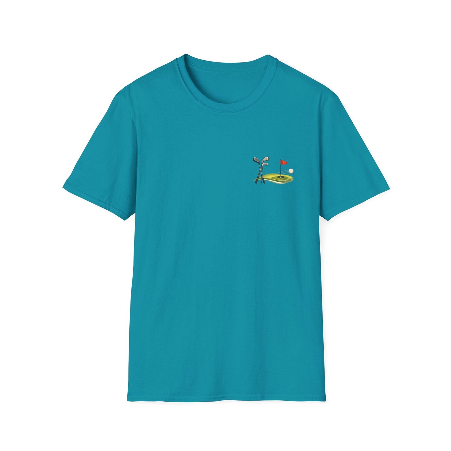 Subtle Golf Graphic T-Shirt Unique Golf Themed Design - SJM Print Store