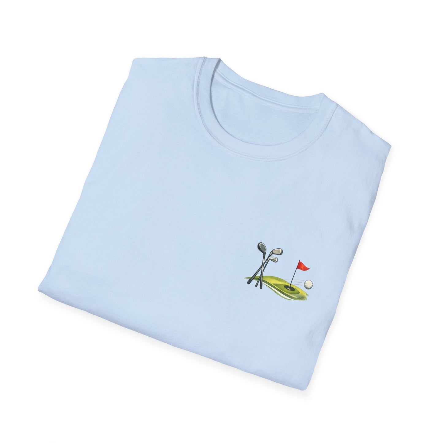 Subtle Golf Graphic T-Shirt Unique Golf Themed Design - SJM Print Store