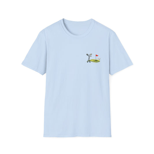 Subtle Golf Graphic T-Shirt Unique Golf Themed Design - SJM Print Store