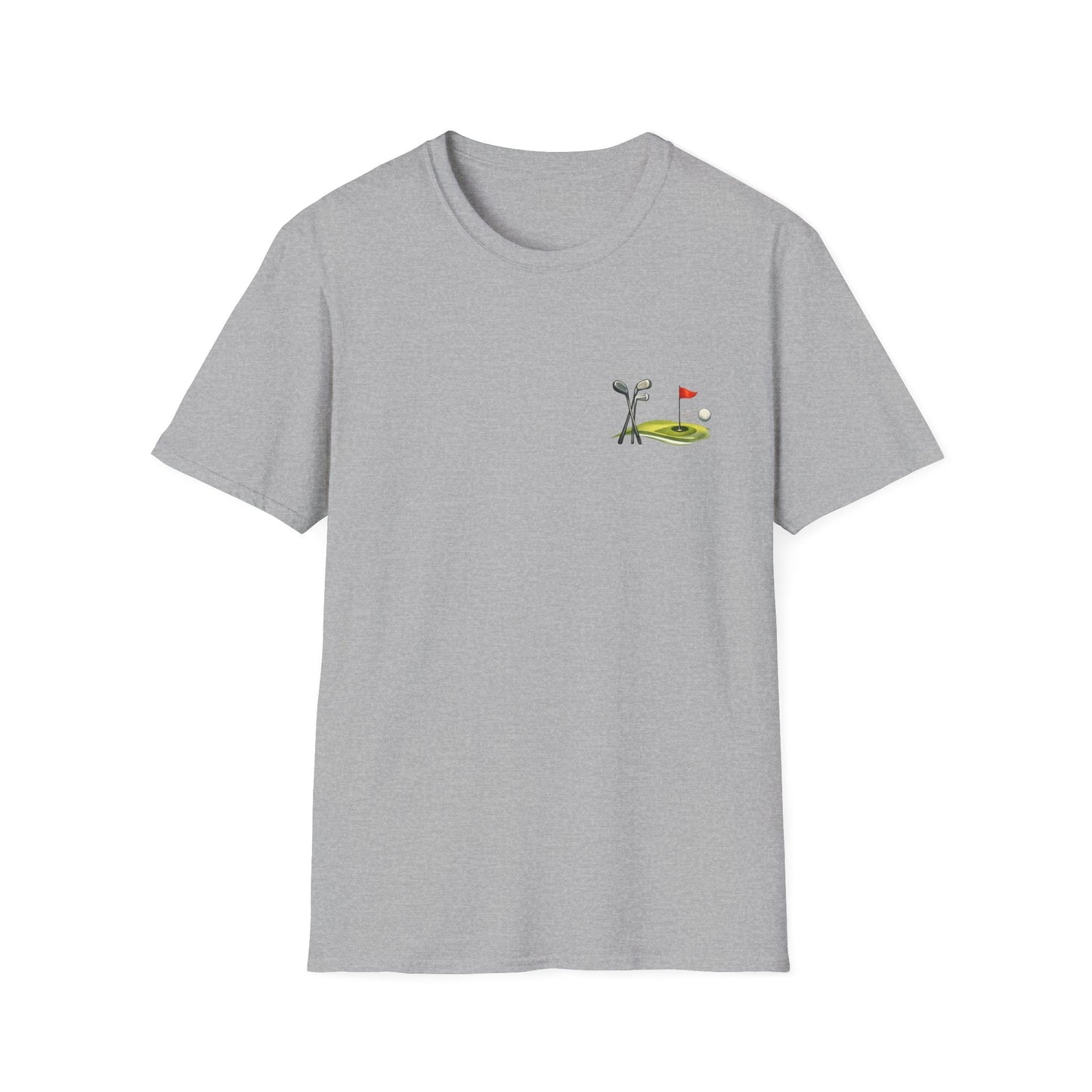 Subtle Golf Graphic T-Shirt Unique Golf Themed Design - SJM Print Store